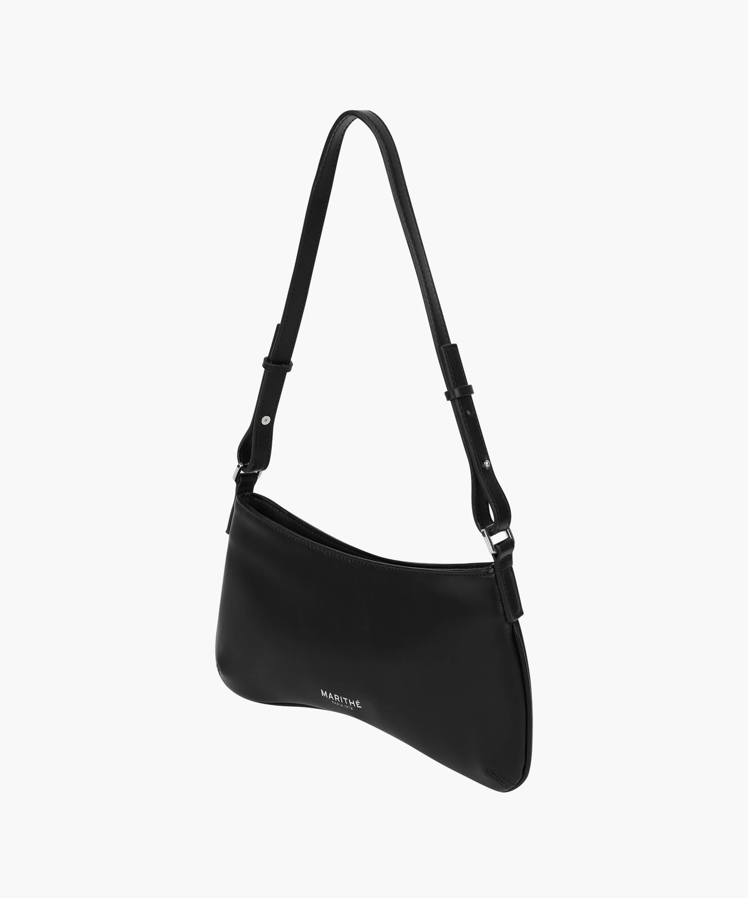 Marithe & Francois Girbaud - Regular Logo Mini Peanut Bag (Black) product image 2 | TRAB K-Fashion Australia