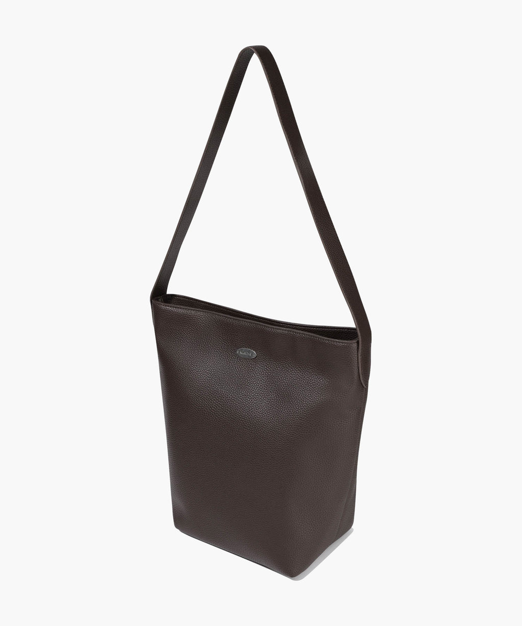 Marithe & Francois Girbaud - Regular Logo Bucket Bag (Brown) product image 2 | TRAB K-Fashion Australia