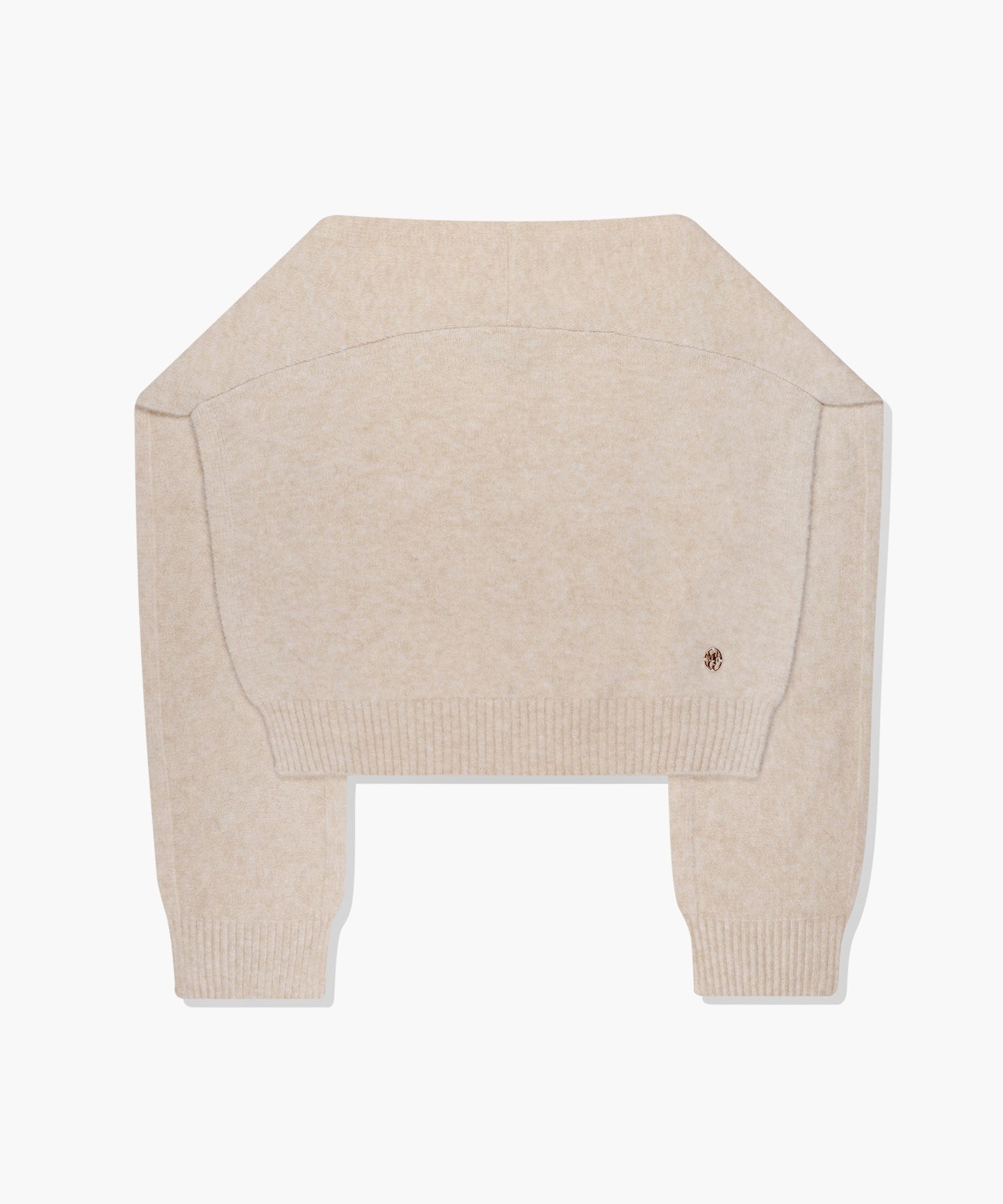 Marithe & Francois Girbaud - Circle Logo Shawl Muffler (Beige) product image 2 | TRAB K-Fashion Australia