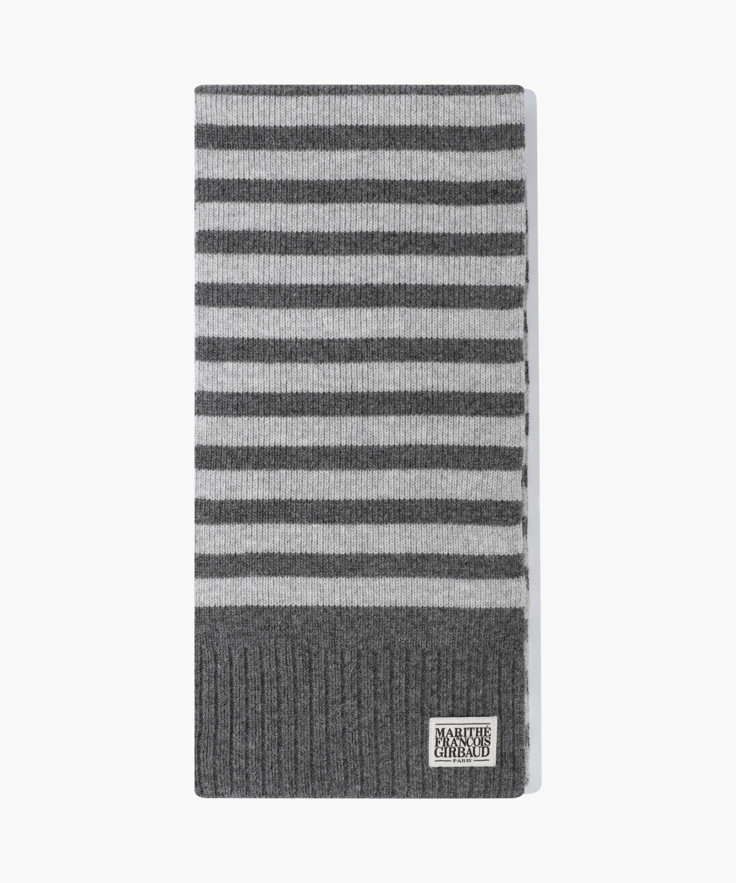 Marithe & Francois Girbaud - Classic Logo Muffler (Melange Gray) product image 2 | TRAB K-Fashion Australia
