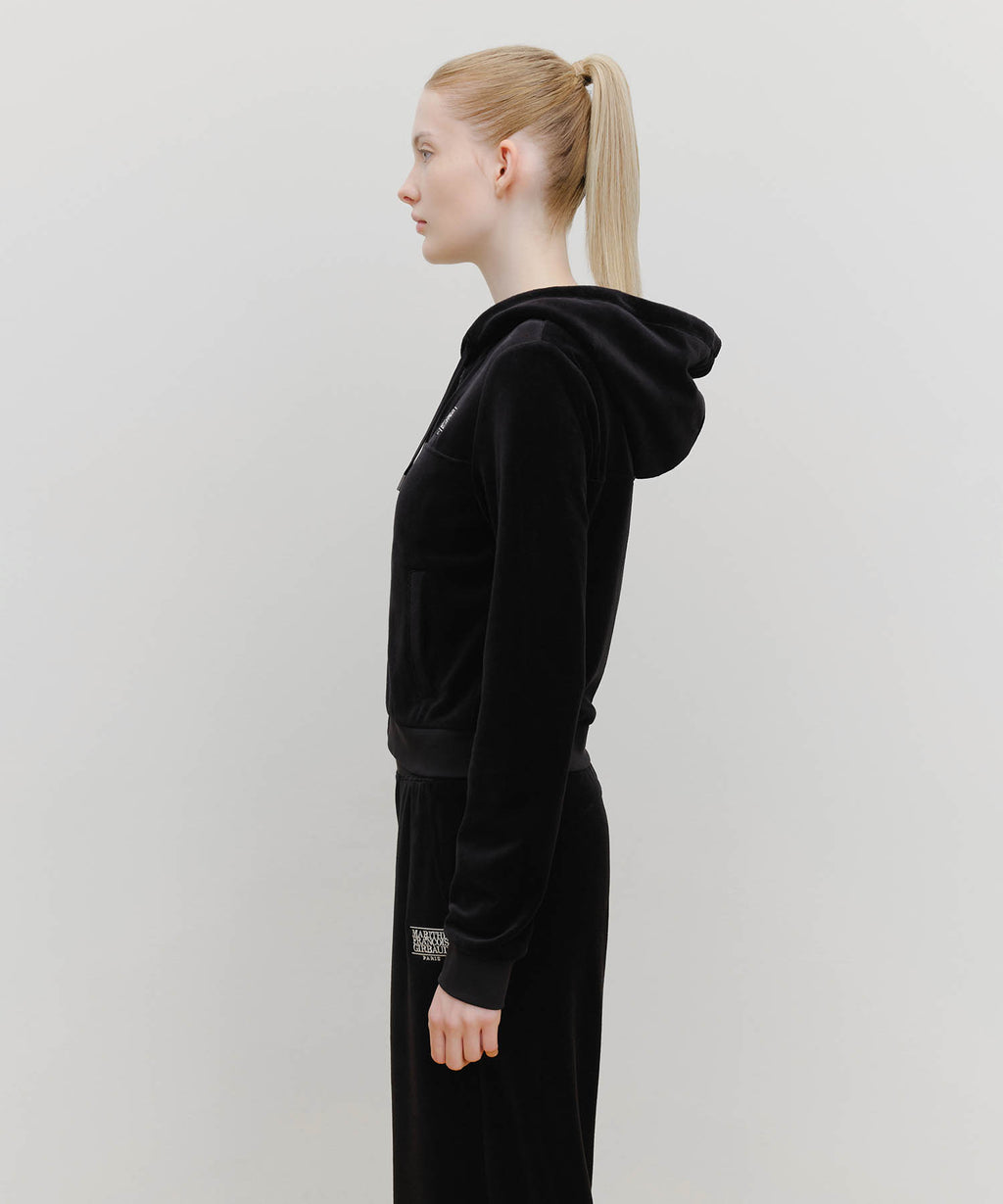 Marithe & Francois Girbaud - Marithe Sport W Velvet Jacket (Black) product image 2 | TRAB K-Fashion Australia