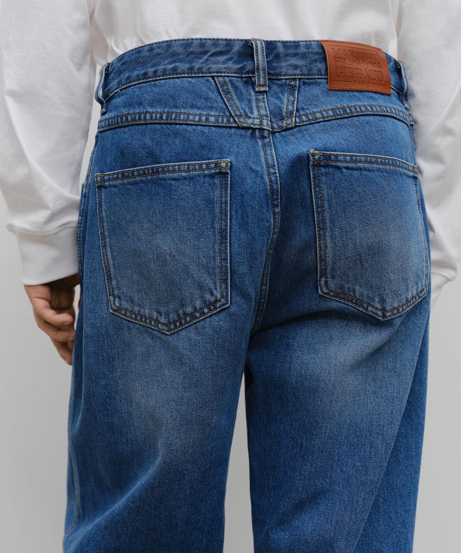 Marithe & Francois Girbaud - High Straight Denim Pants (Blue) product image 2 | TRAB K-Fashion Australia