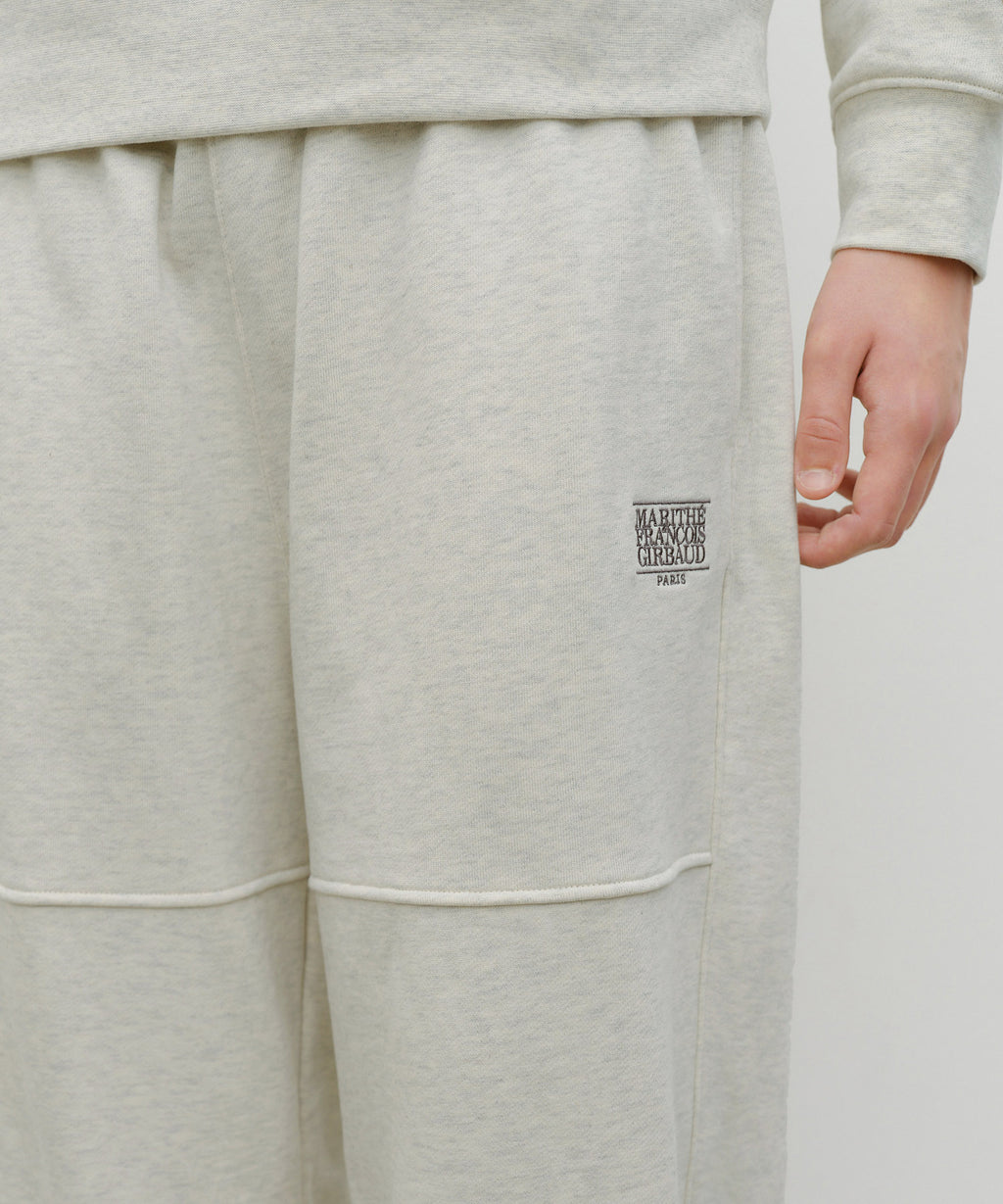 Marithe & Francois Girbaud - Classic Logo Sweat Pants (Oatmeal) product image 8 | TRAB K-Fashion Australia