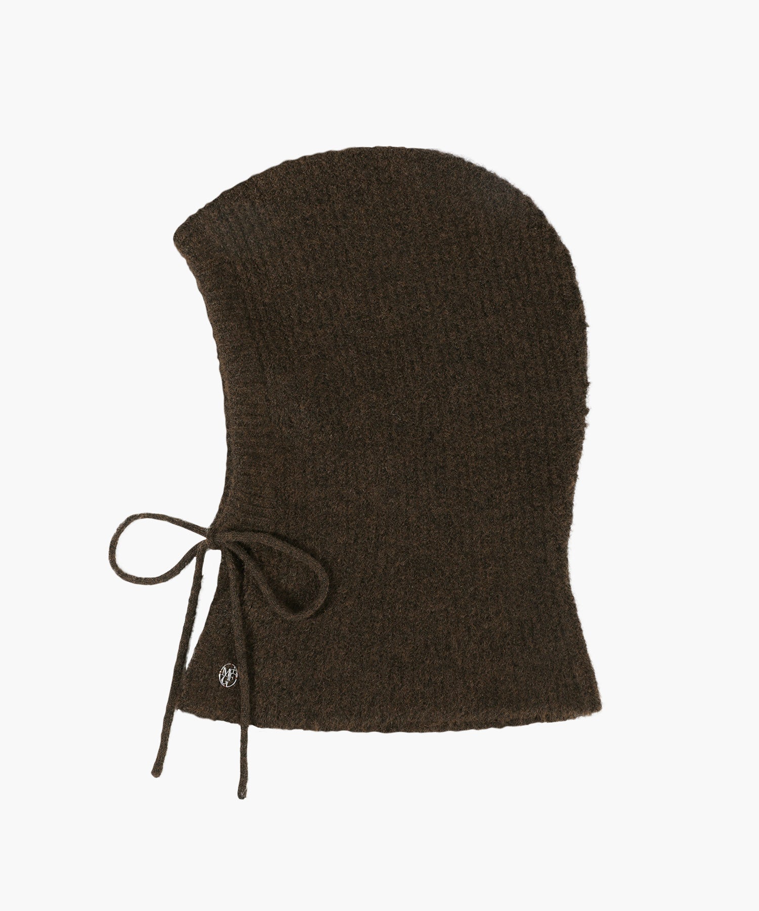 Marithe & Francois Girbaud - Circle Logo Balaclava (Dark Brown) product image 2 | TRAB K-Fashion Australia