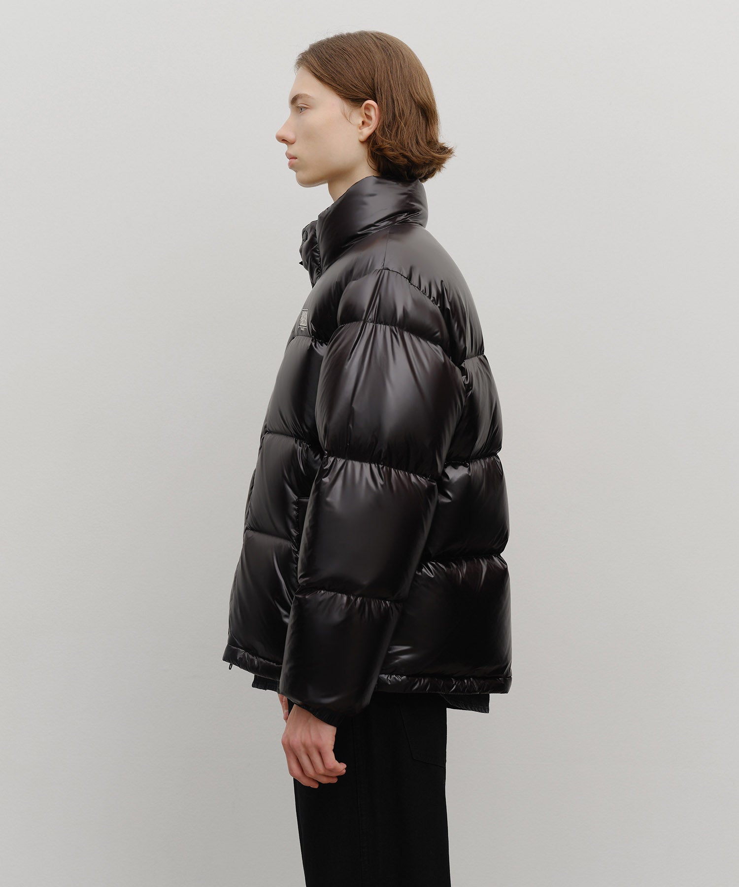 Marithe & Francois Girbaud - Glossy Down Jacket (Black) product image 2 | TRAB K-Fashion Australia