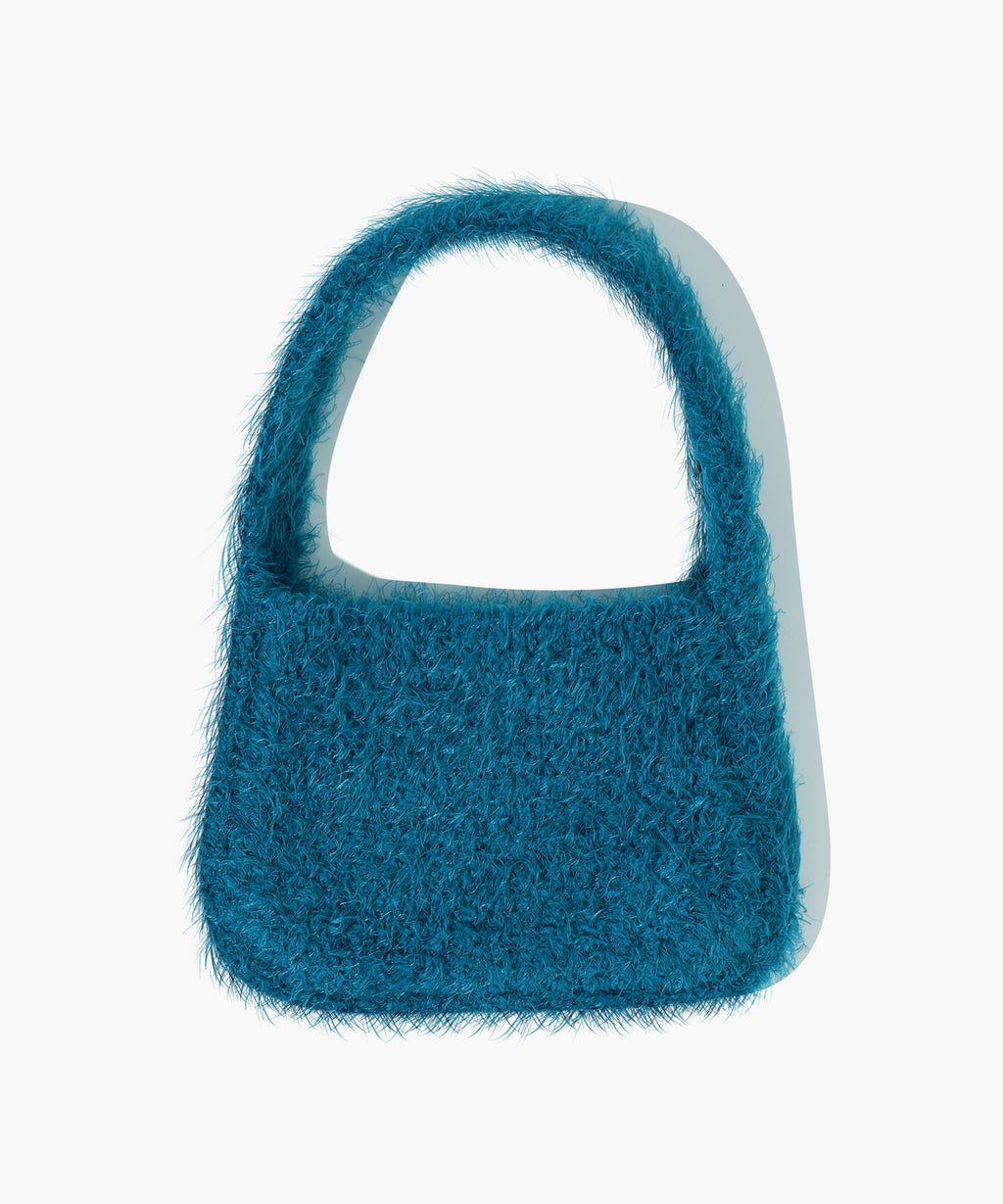 Marithe & Francois Girbaud - Circle Logo Mini Knit Bag (Teal) product image 2 | TRAB K-Fashion Australia