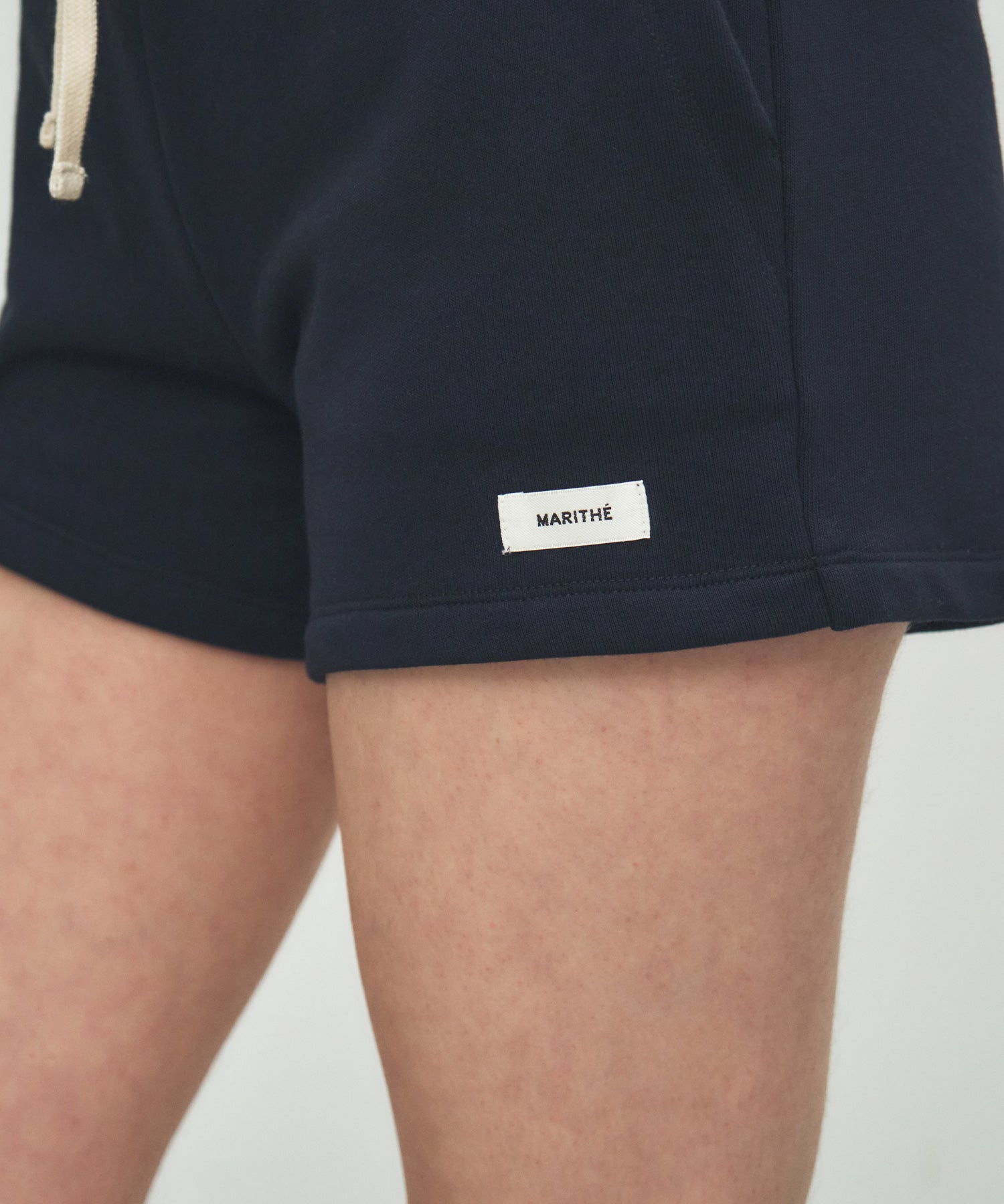 Marithe & Francois Girbaud - Basic Sweat Shorts (Navy) product image 2 | TRAB K-Fashion Australia