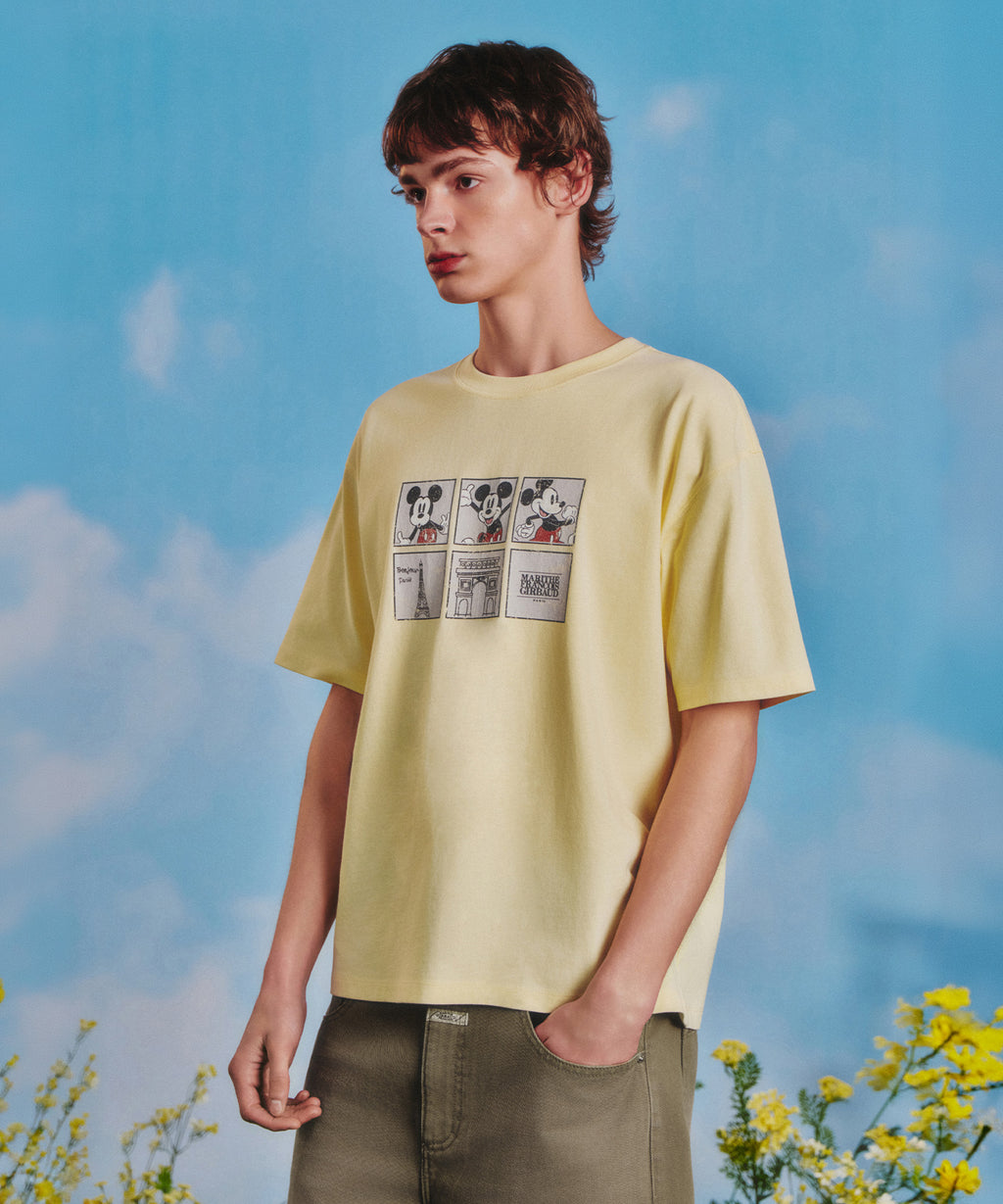Marithe & Francois Girbaud - Mickey_filmstrip Tee (Butter) product image 2 | TRAB K-Fashion Australia