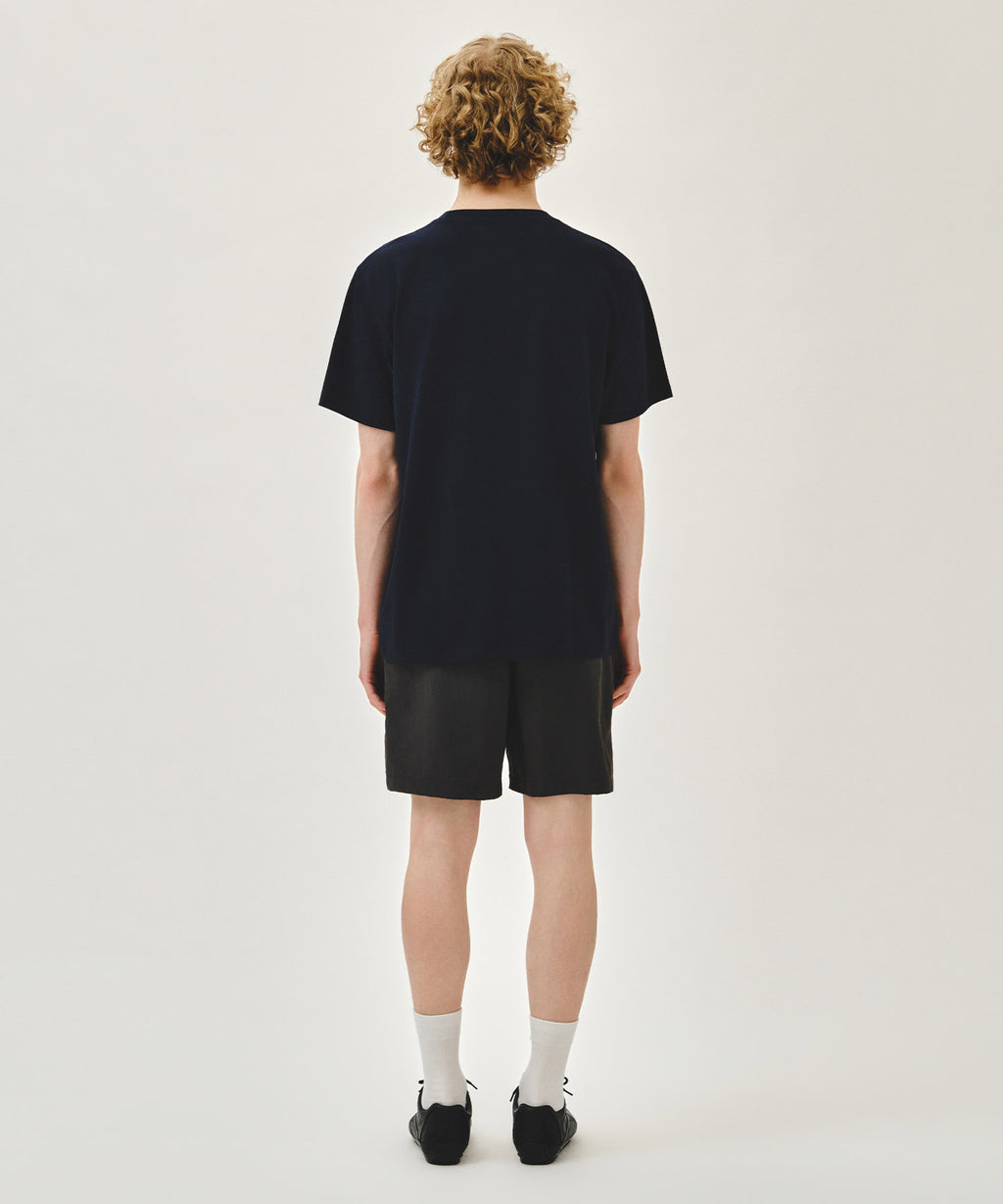 Marithe & Francois Girbaud - Logo Tee+nylon Shorts Set-up (Navy) product image 2 | TRAB K-Fashion Australia
