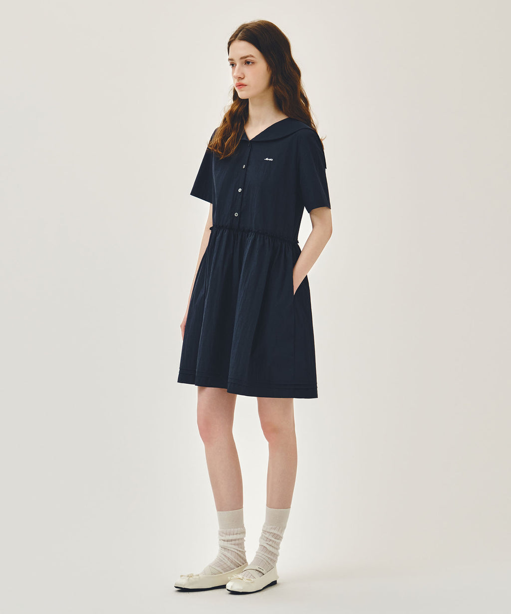 Marithe & Francois Girbaud - Marine Half Sleeve Onepiece (Navy) product image 2 | TRAB K-Fashion Australia