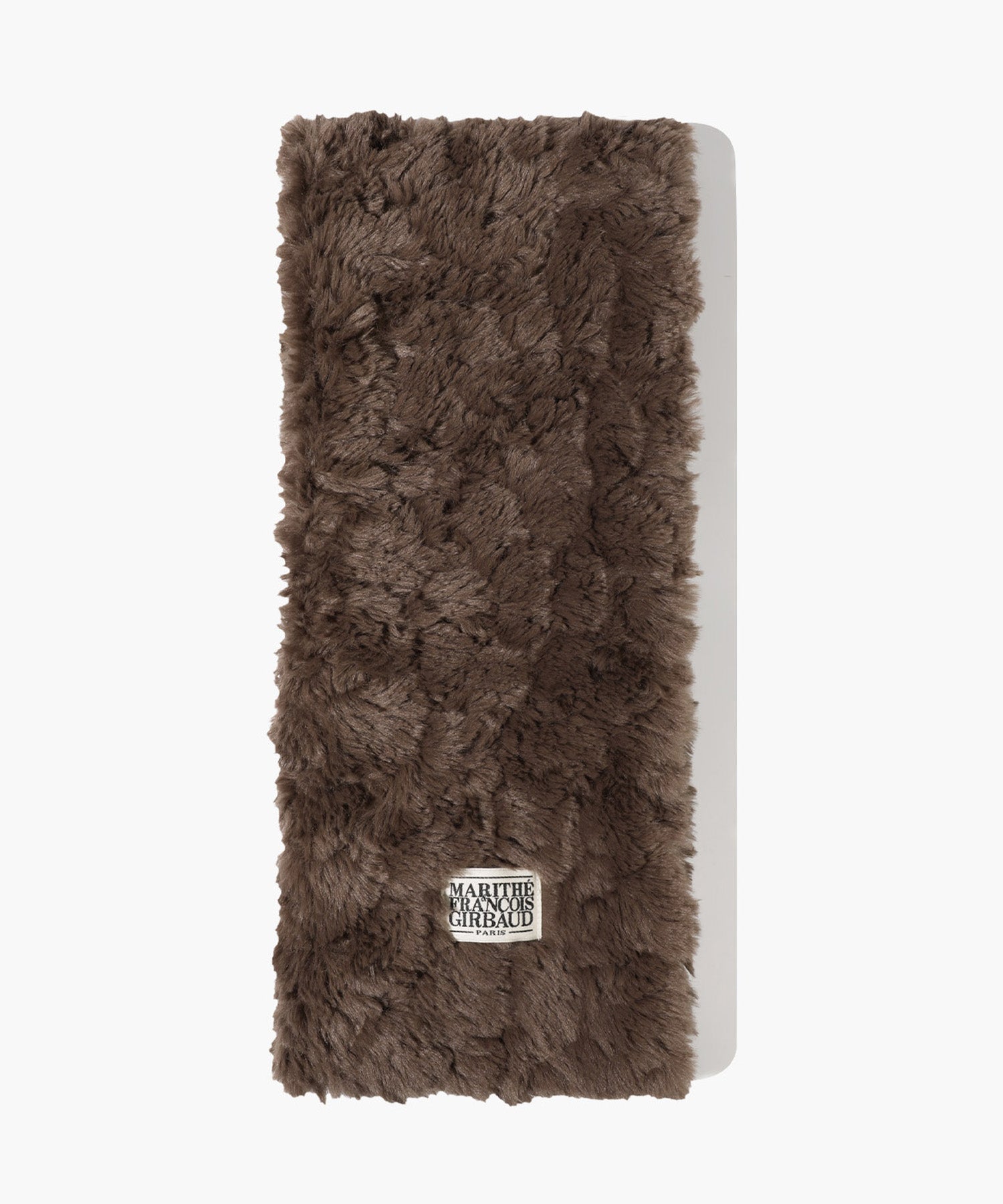 Marithe & Francois Girbaud - Classic Logo Fur Muffler (Brown) product image 2 | TRAB K-Fashion Australia