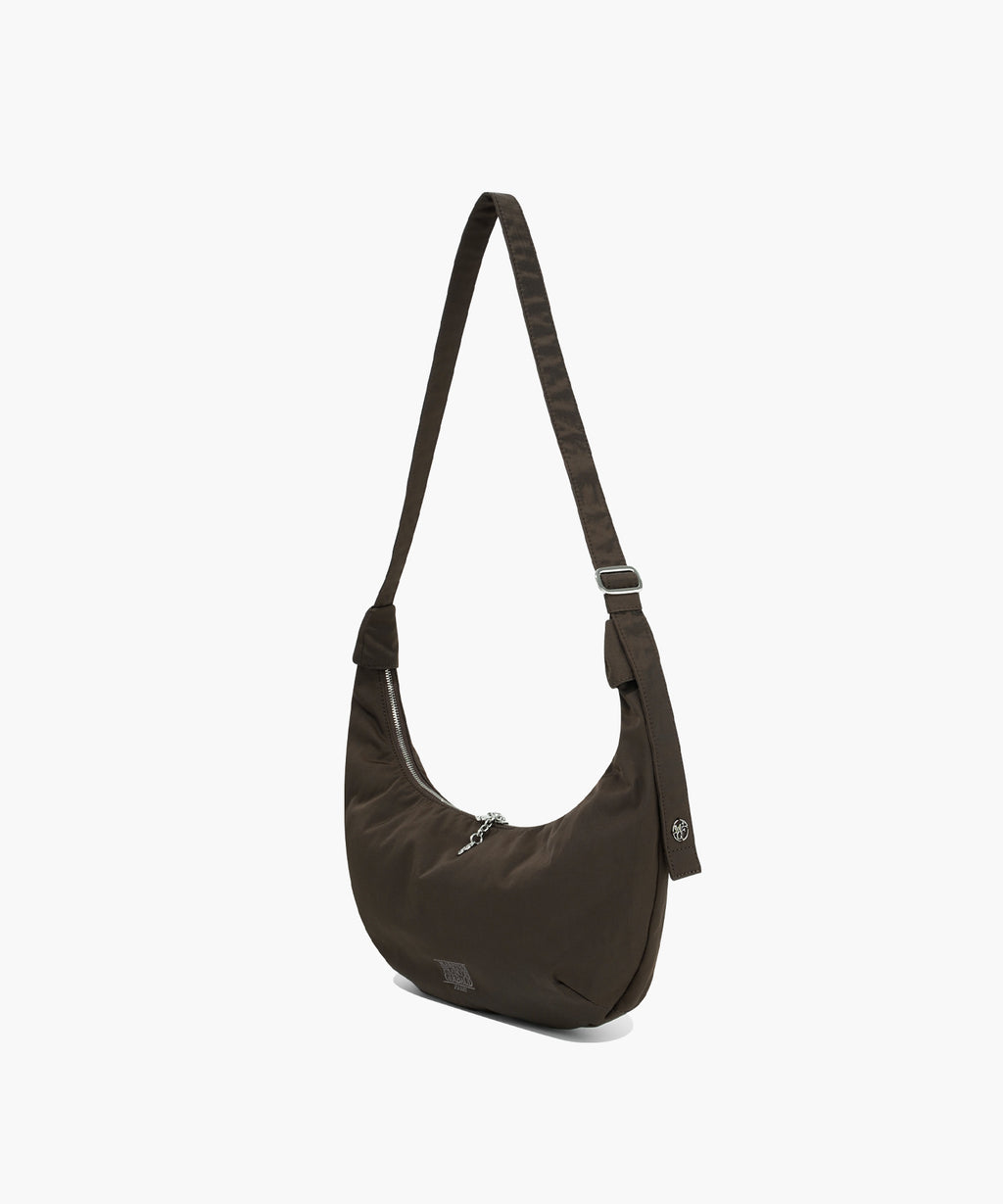 Marithe & Francois Girbaud - Classic Logo Deep Hobo Cross Bag (Brown) product image 2 | TRAB K-Fashion Australia