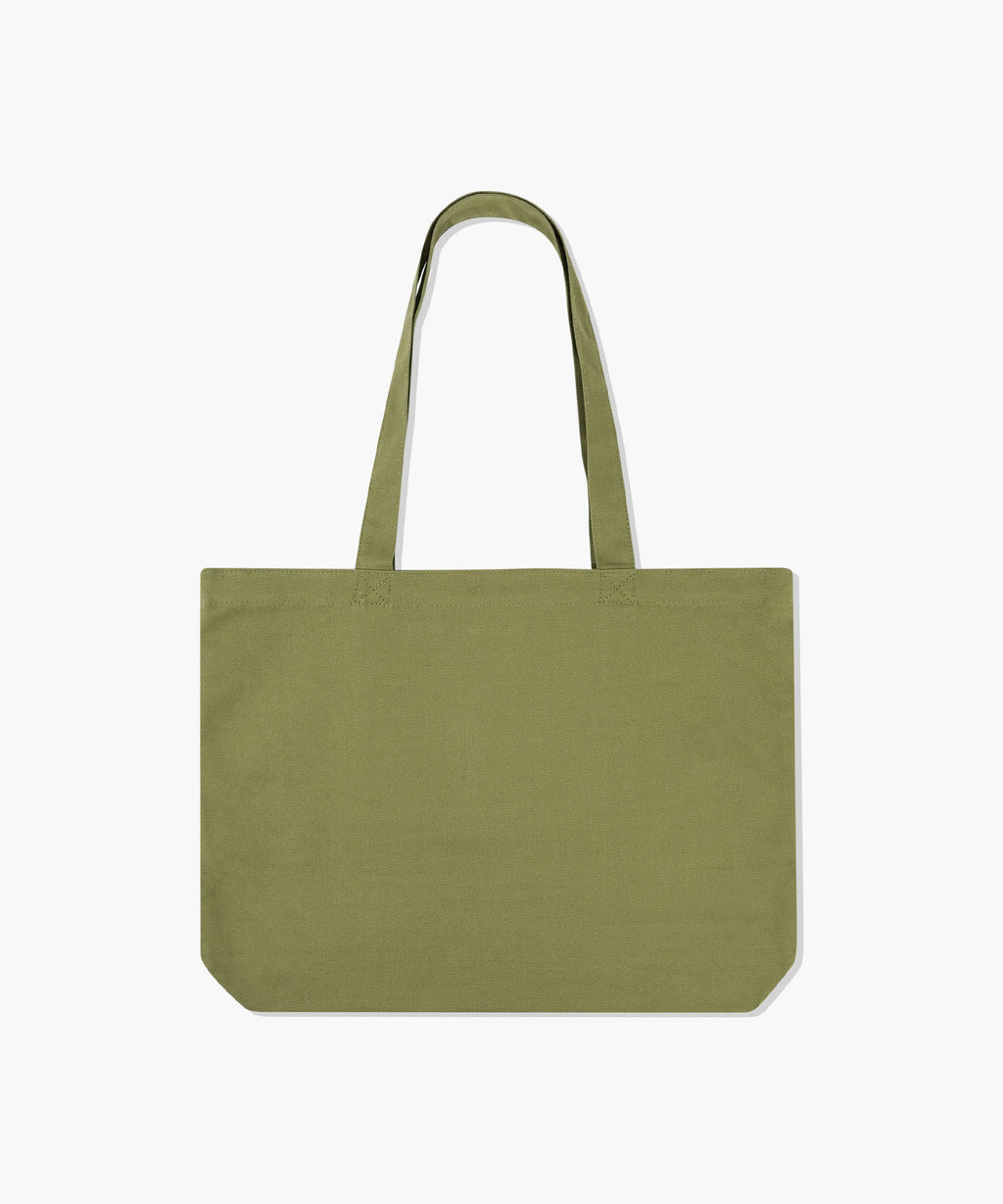 Marithe & Francois Girbaud - Classic Logo Stamp Eco Bag (Olive) product image 2 | TRAB K-Fashion Australia