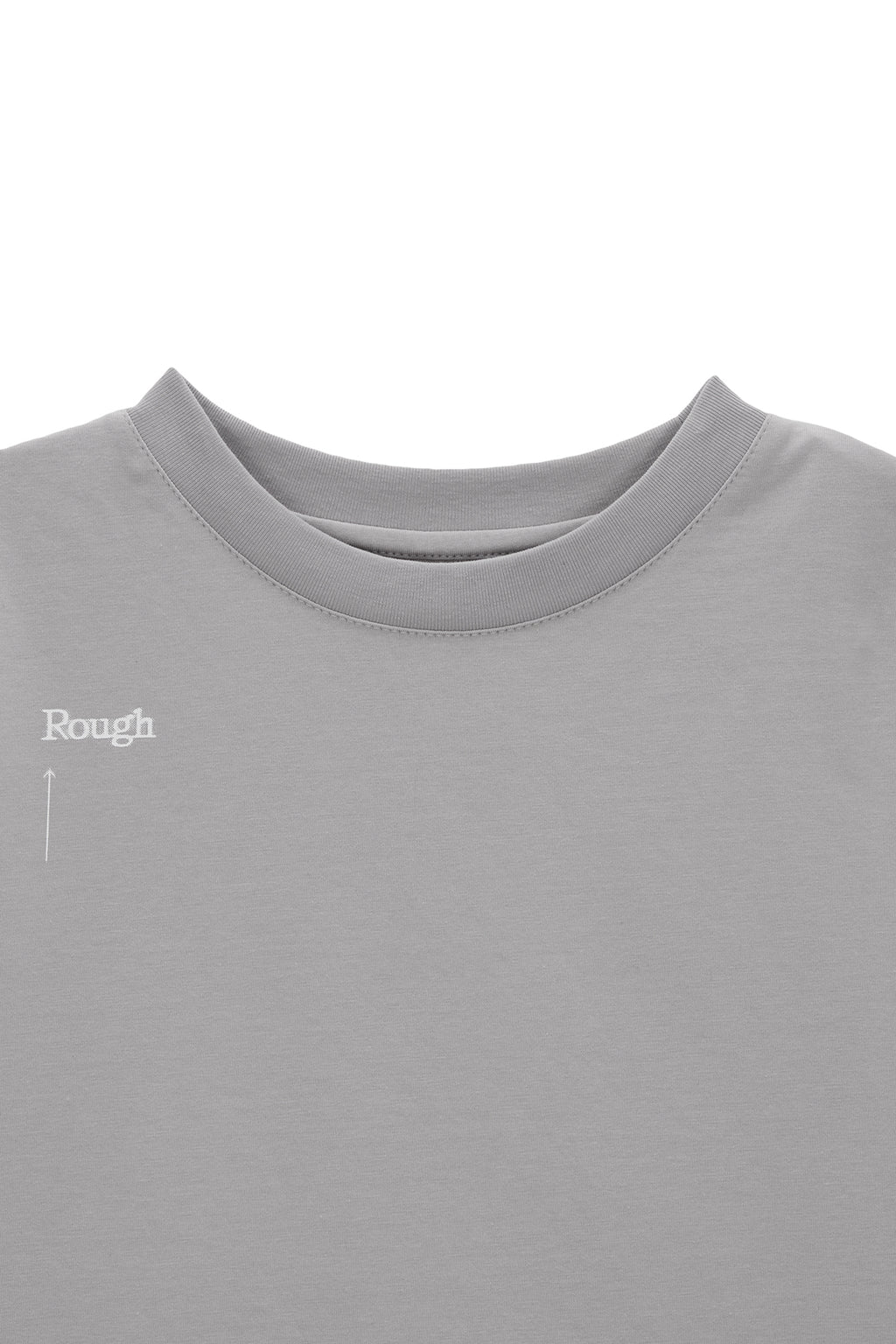 Matin Kim - Keyword Lettering Crop Top (Light Grey) product image 3 | TRAB K-Fashion Australia