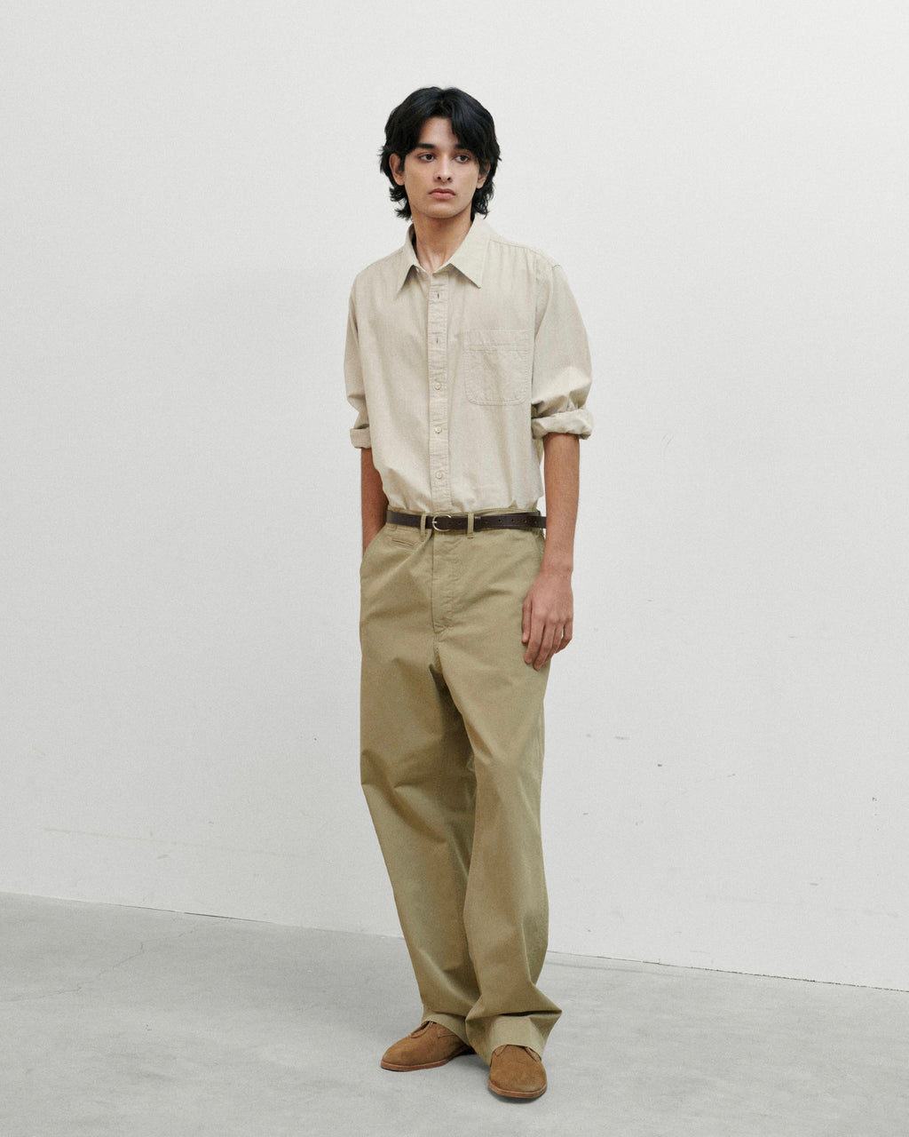 Brownyard - Vintage Cotton Pants (Beige) product image 1 | TRAB K-Fashion Australia