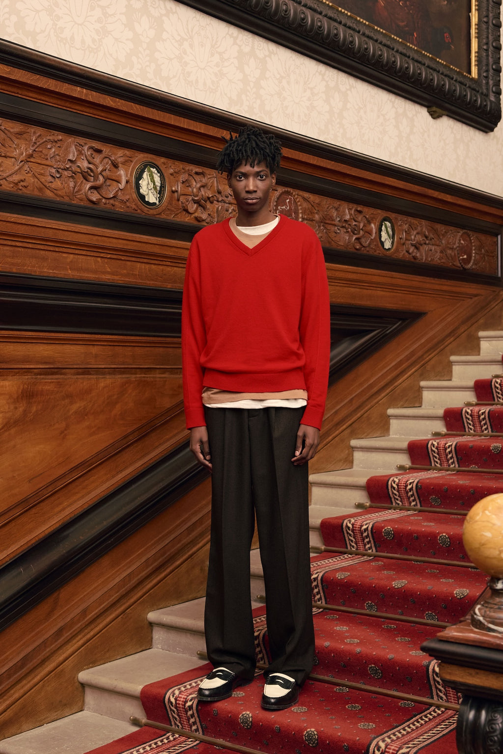 STU - Crease Double Belt Slacks (Brown) product image 9 | TRAB K-Fashion Australia
