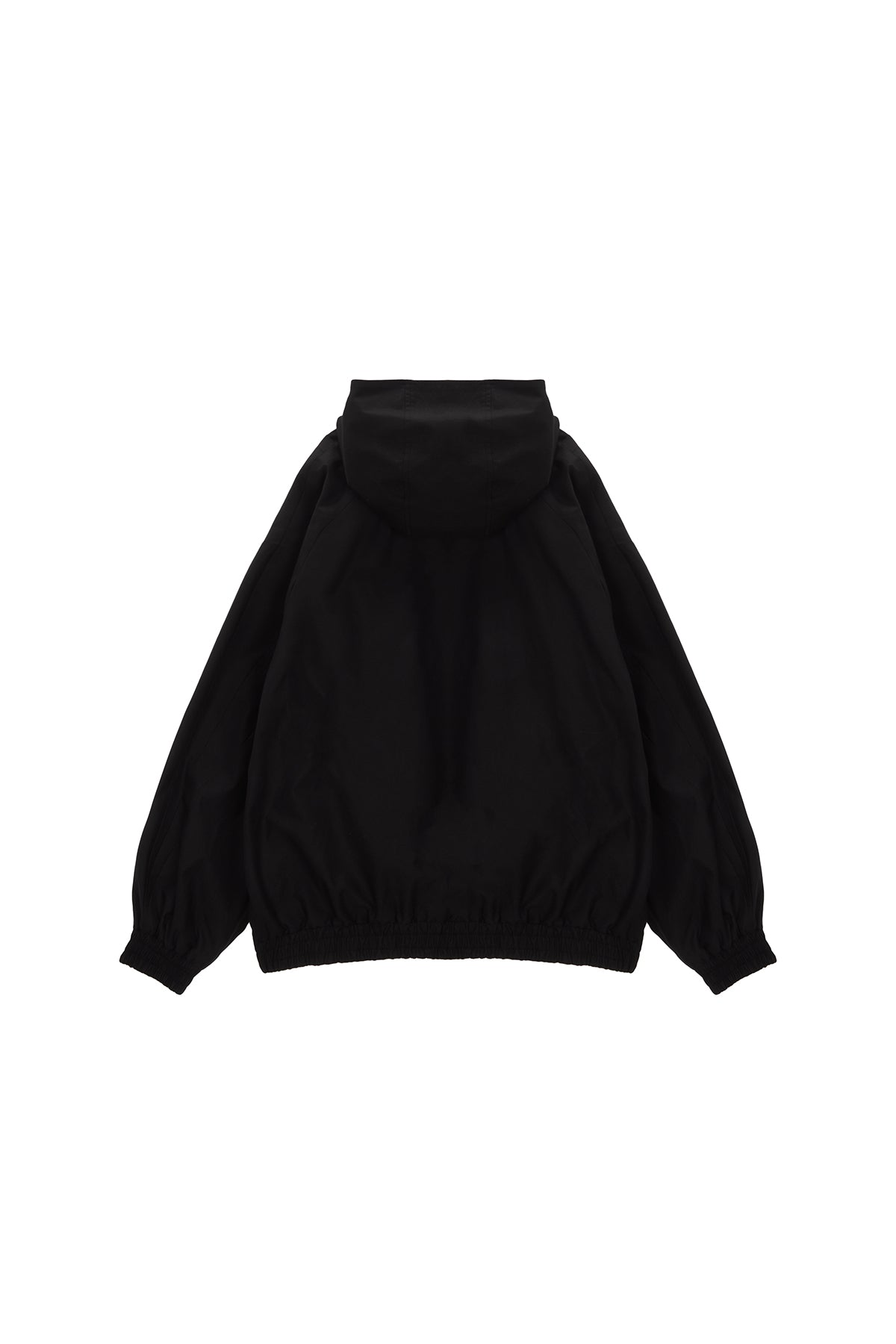 Matin Kim - Layered Hoody Balloon Jumper (Black) product image 2 | TRAB K-Fashion Australia