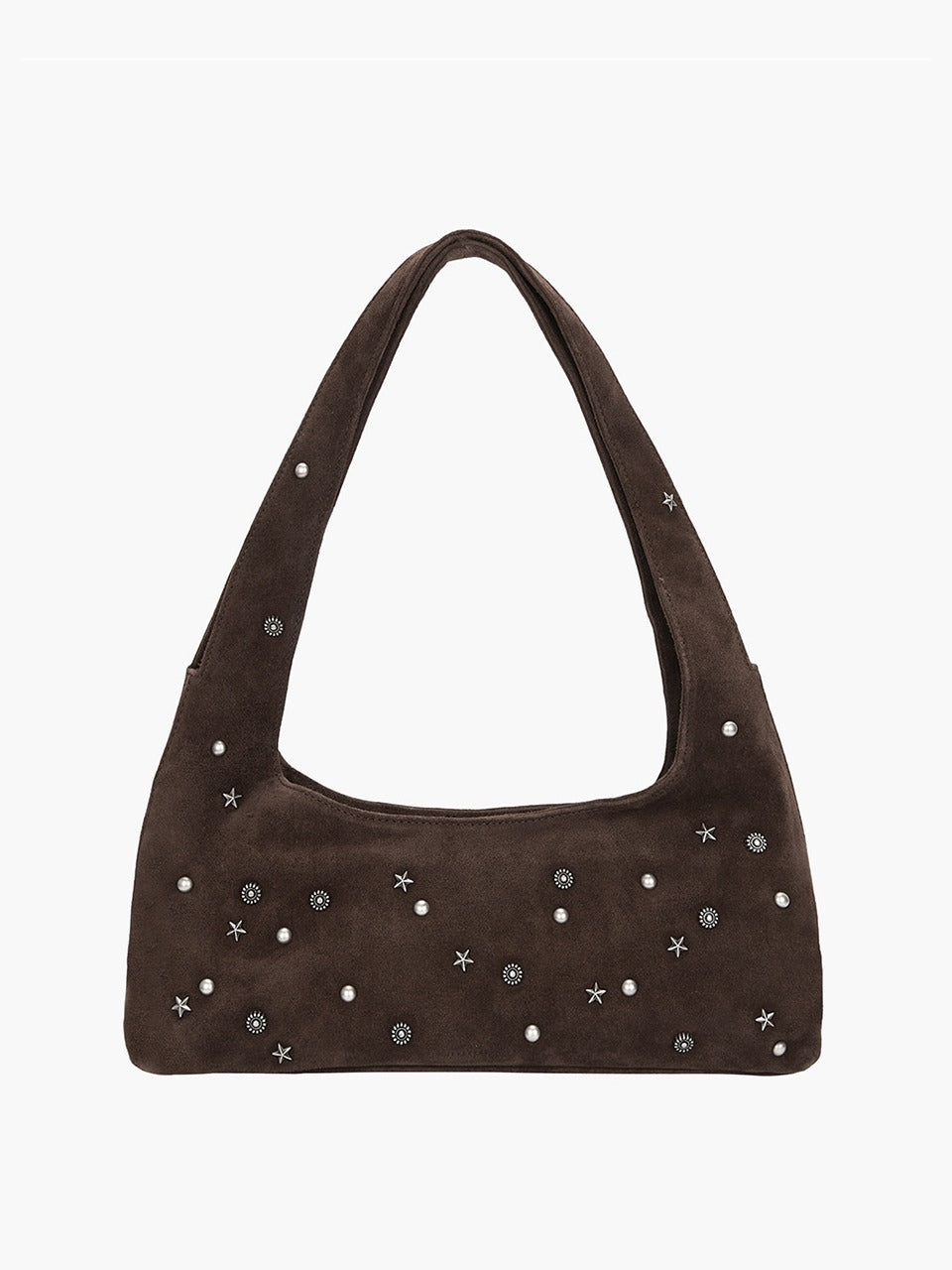 Marge Sherwood - Halter Hobo (Choco Brown Studded Suede) product image 5 | TRAB K-Fashion Australia