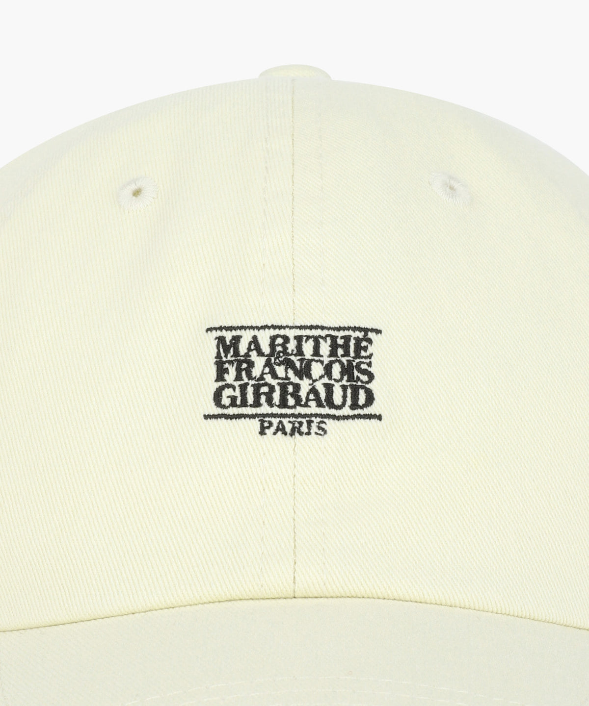 Marithe & Francois Girbaud - Micro Classic Logo Cap (Cream) product image 3 | TRAB K-Fashion Australia