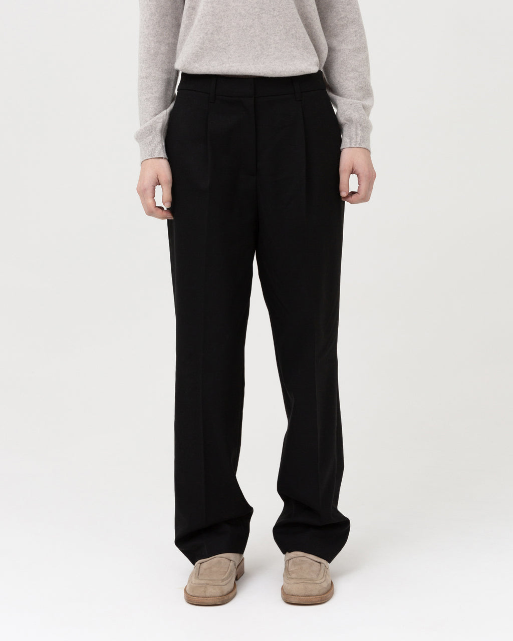 Brownyard - One Tuck Pants (Black) product image 1 | TRAB K-Fashion Australia