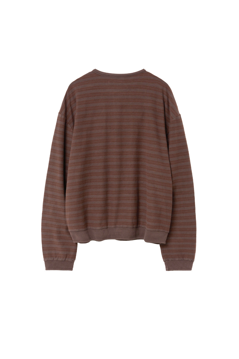 Hatchingroom - Stripe Cardigan Brown (Red) product image 2 | TRAB K-Fashion Australia