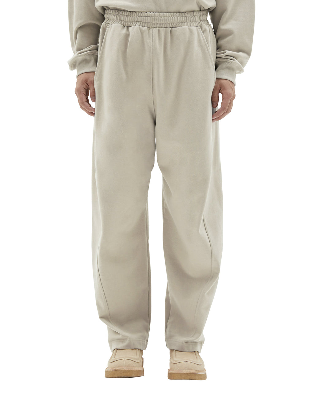 Brownyard - Baggy Sweat Pants (Light Beige) product image 1 | TRAB K-Fashion Australia