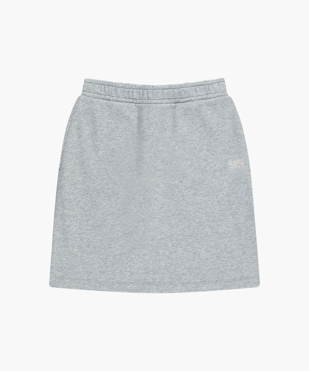Marithe & Francois Girbaud - Vintage Classic Logo Sweat Mini Skirt (Heather Gray) product image 4 | TRAB K-Fashion Australia