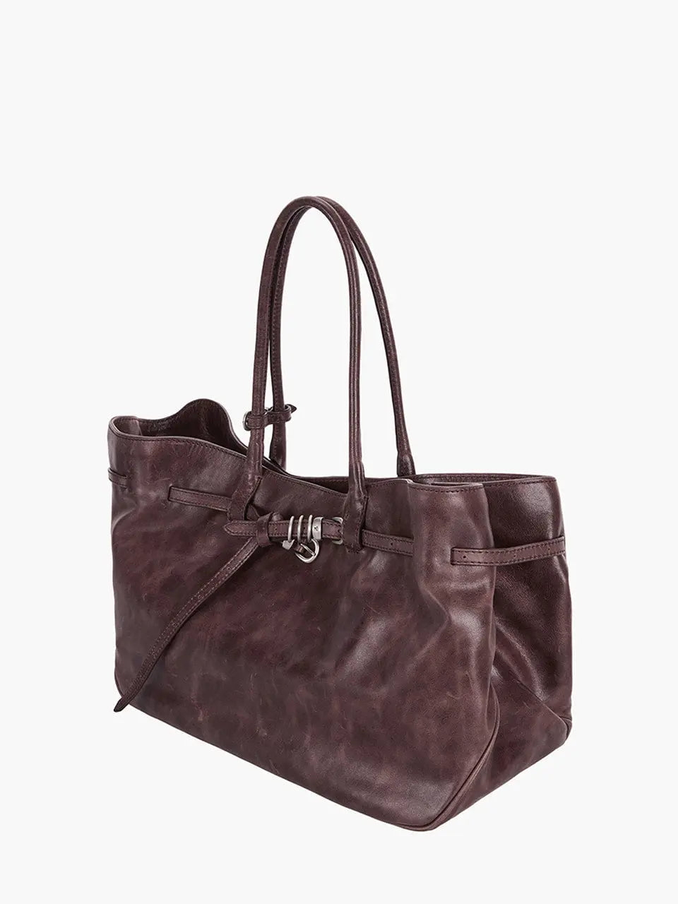Marge Sherwood - Grandma Used Bag Large (Wine Pull-Up) product image 6 | TRAB K-Fashion Australia