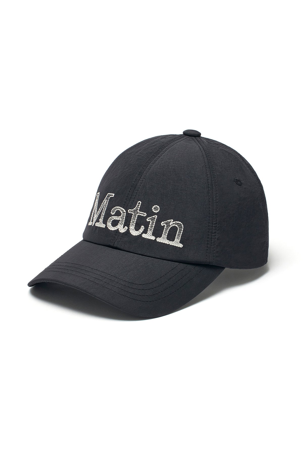 Matin Kim - Matin Glossy Ball Cap (Black) product image 5 | TRAB K-Fashion Australia