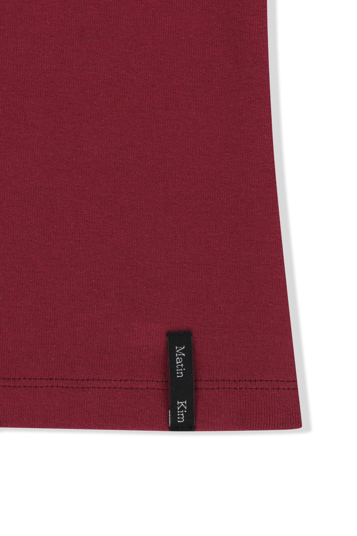 Matin Kim - Label Detail Halter Tank Top (Wine) product image 5 | TRAB K-Fashion Australia