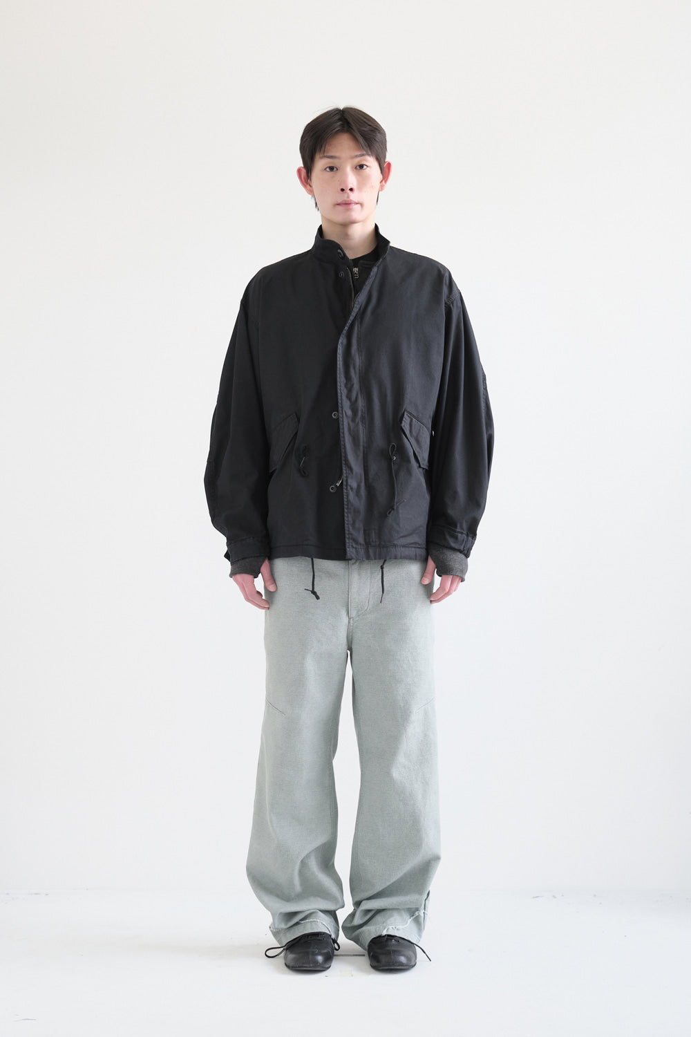 Hatchingroom - Short Mods Parka (Blue Black) product image 3 | TRAB K-Fashion Australia