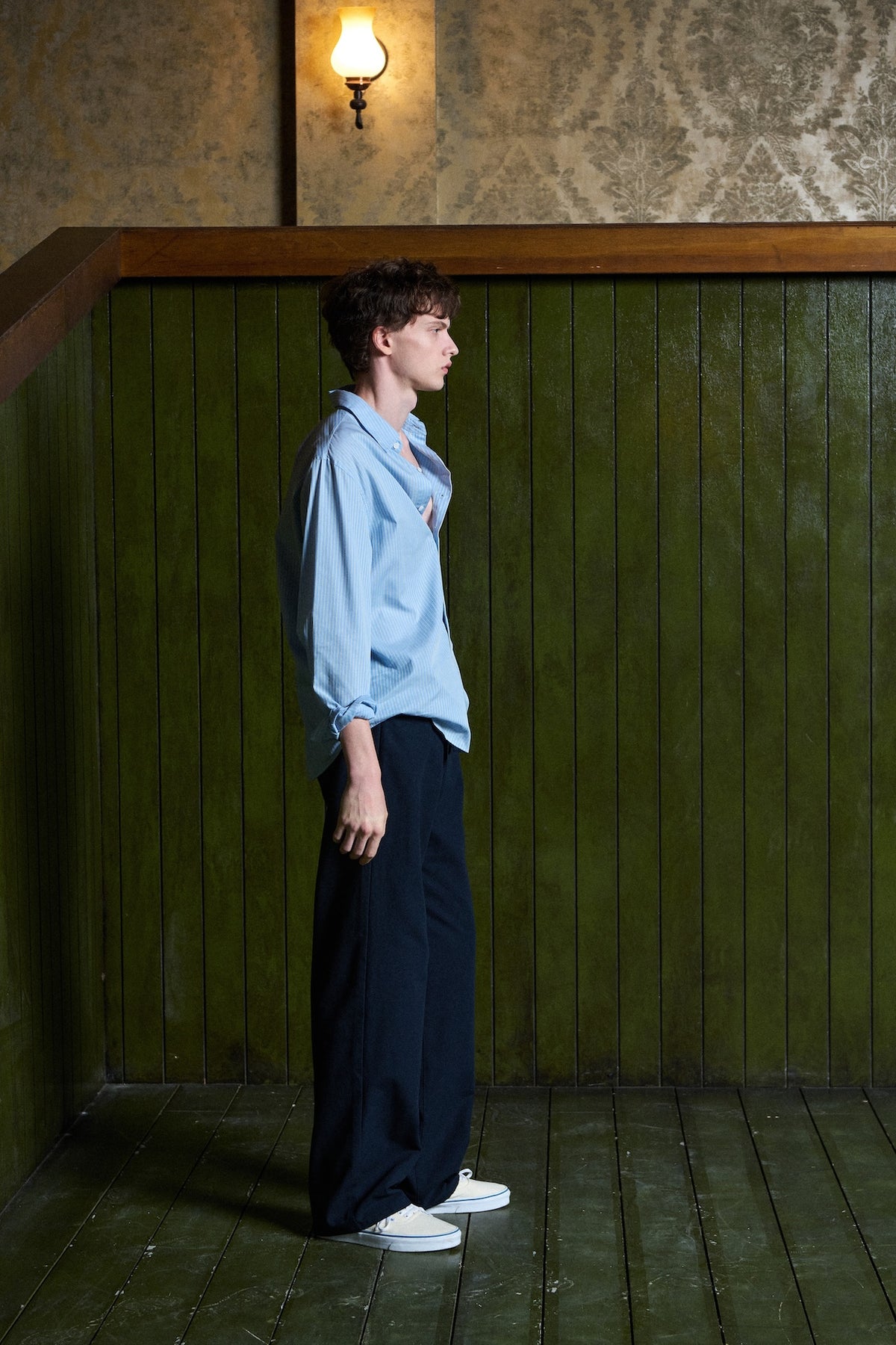 STU - Extra Button Shirt (Sky Blue) product image 4 | TRAB K-Fashion Australia