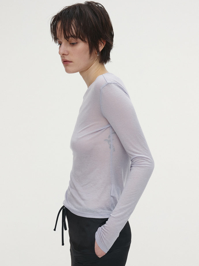 Tonywack - Wool Tencel Long Sleeve (Lavender) product image 2 | TRAB K-Fashion Australia