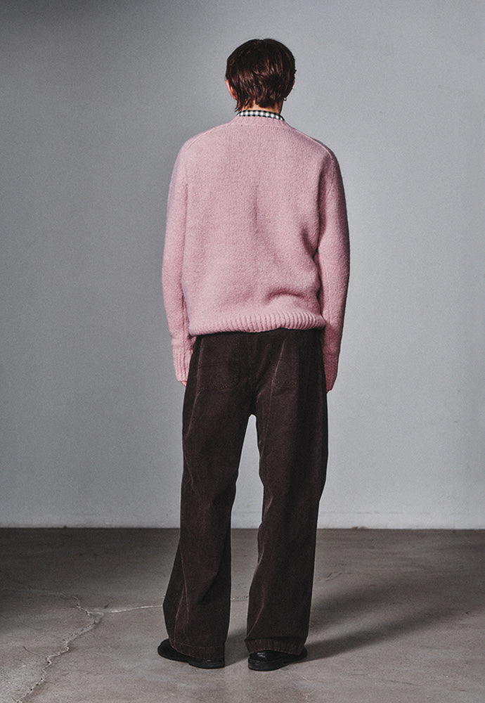 Art if acts - Boucle Saddle Neck Knit (Violet) product image 3 | TRAB K-Fashion Australia
