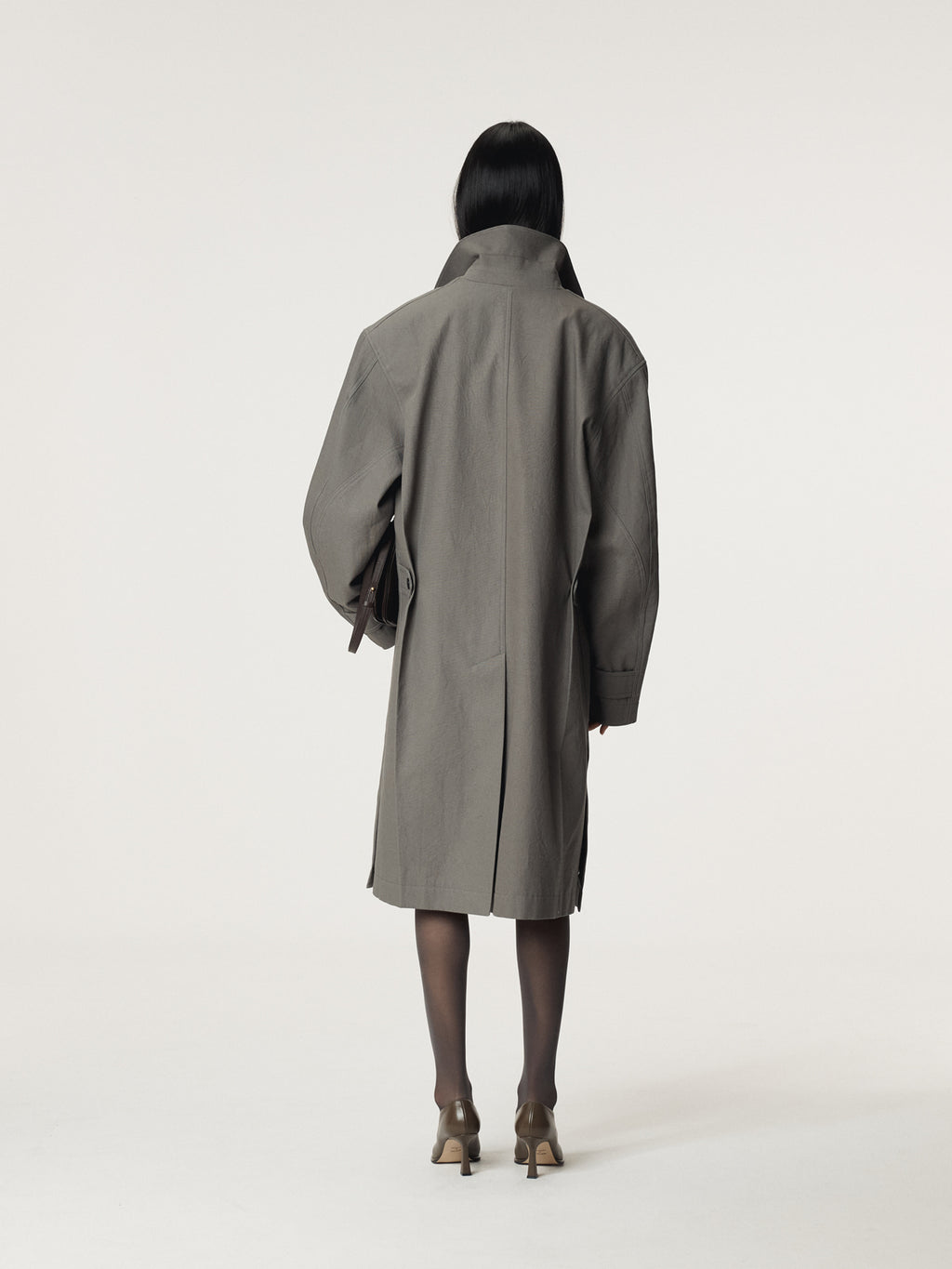 Recto - Diego Heavy Cotton Coat (Stone Grey) product image 4 | TRAB K-Fashion Australia