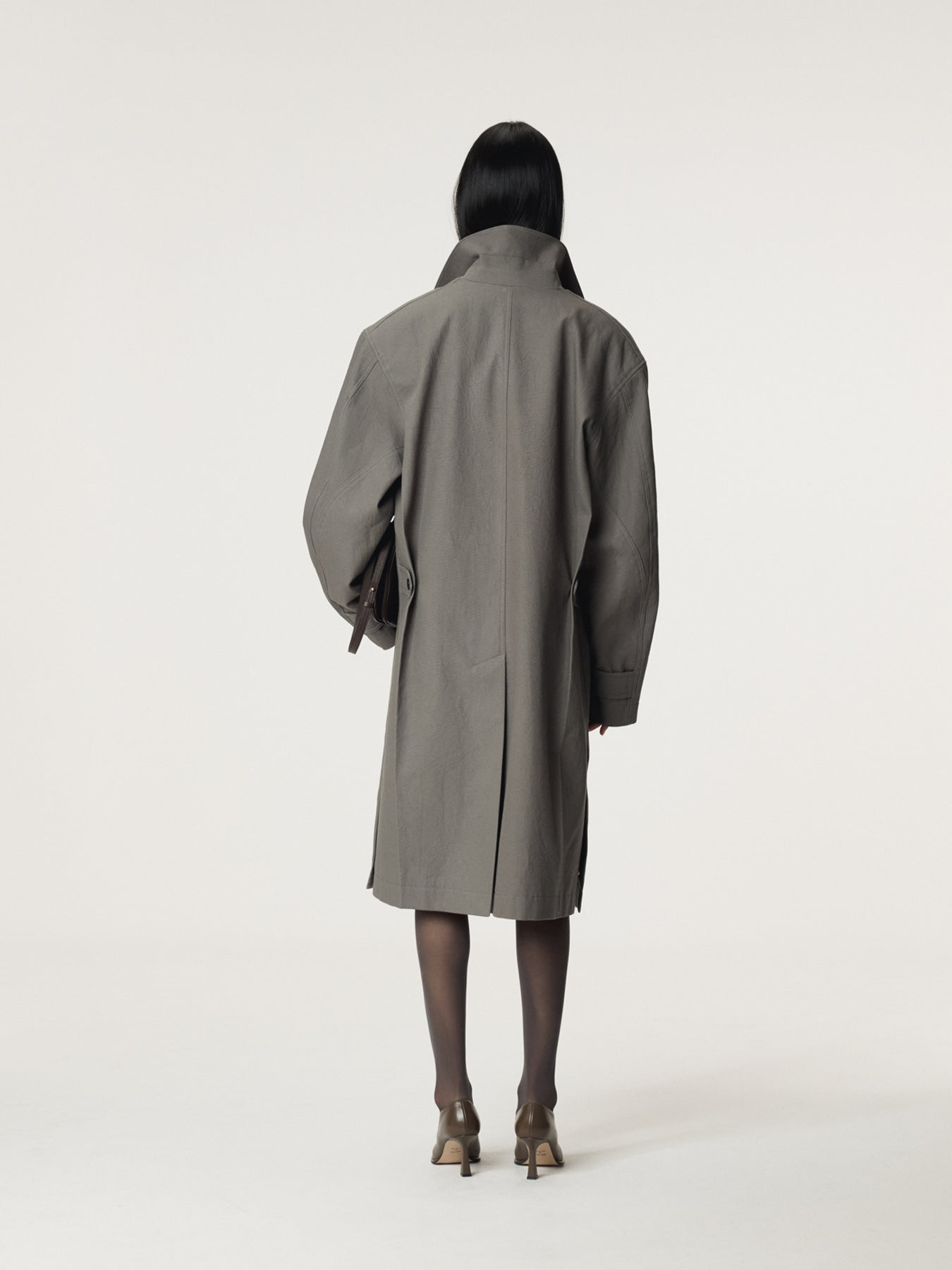 Recto - Diego Heavy Cotton Coat (Stone Grey) product image 4 | TRAB K-Fashion Australia