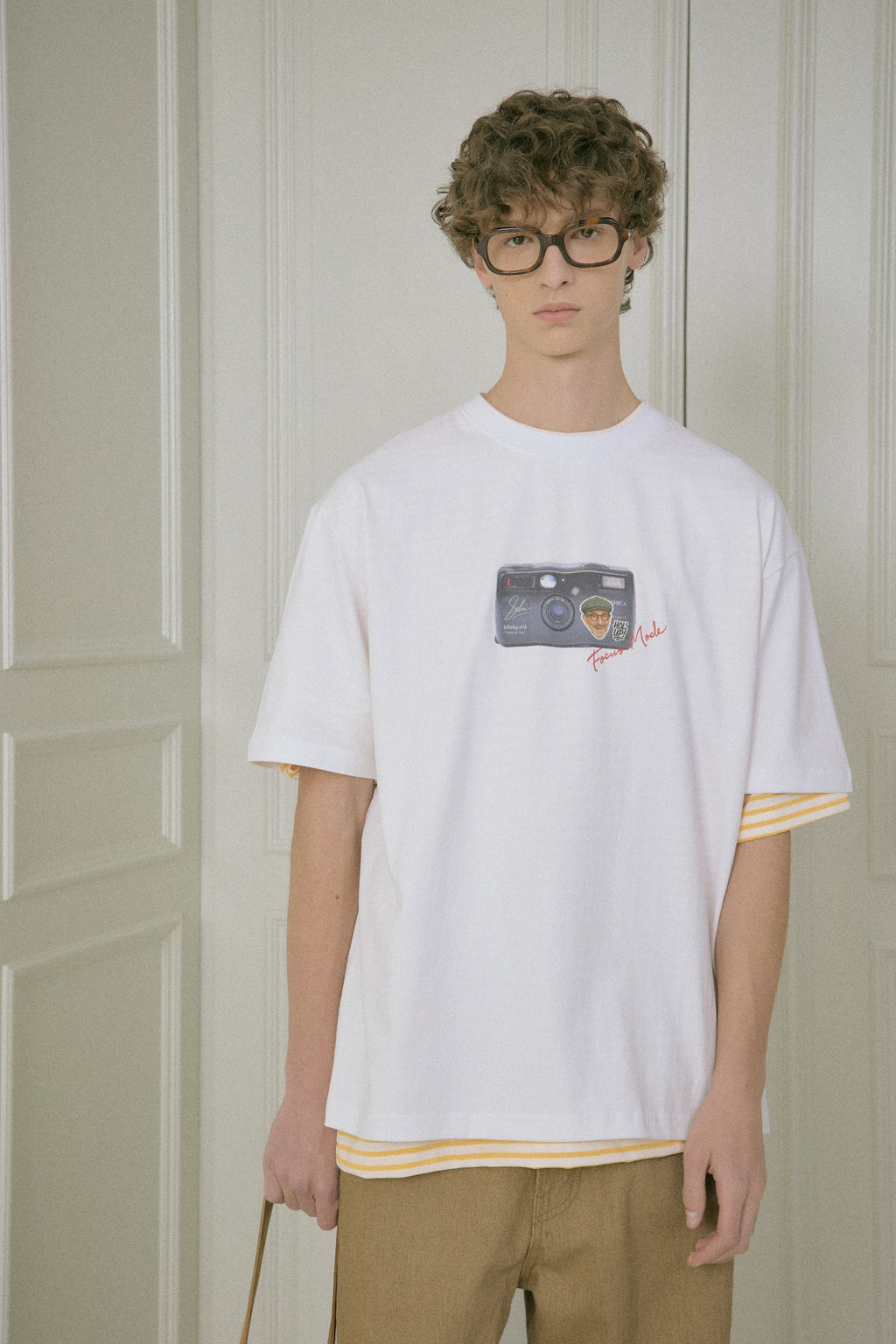 STU - Camera Printing T-Shirt (White) product image 14 | TRAB K-Fashion Australia