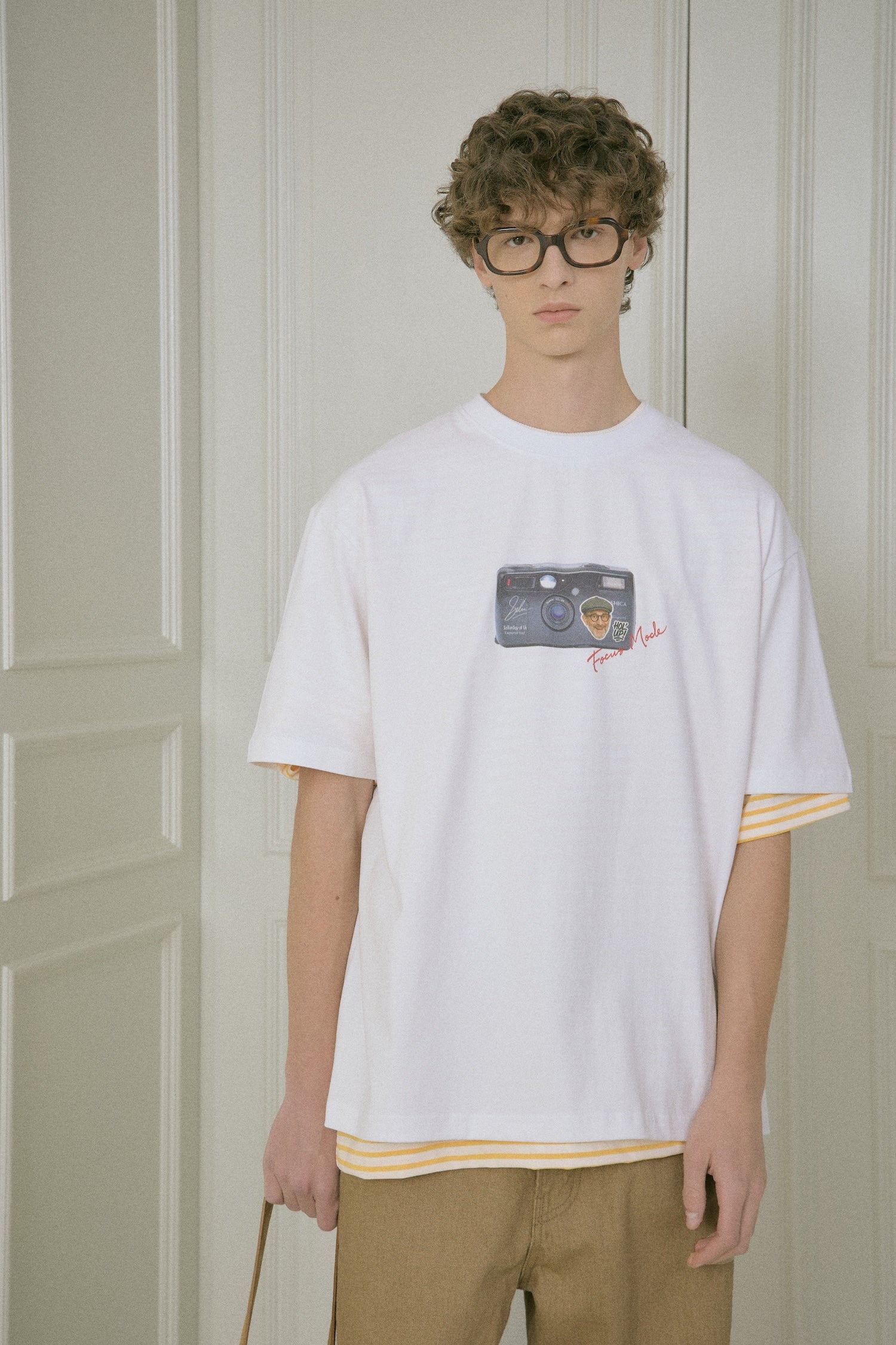 STU - Camera Printing T-Shirt (White) product image 14 | TRAB K-Fashion Australia