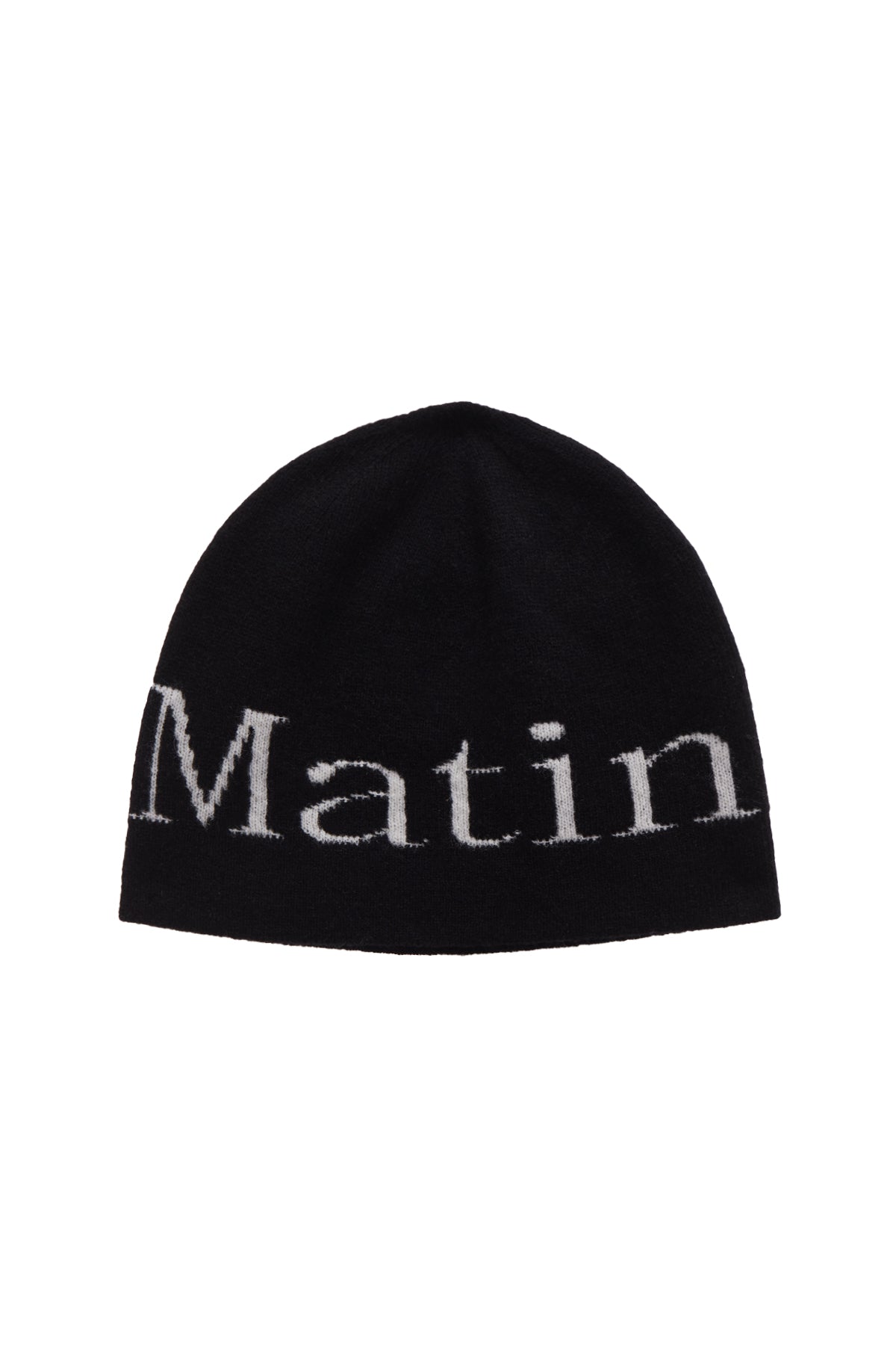 Matin Kim - Logo Jacquard Short Beanie (Grey) product image 11 | TRAB K-Fashion Australia