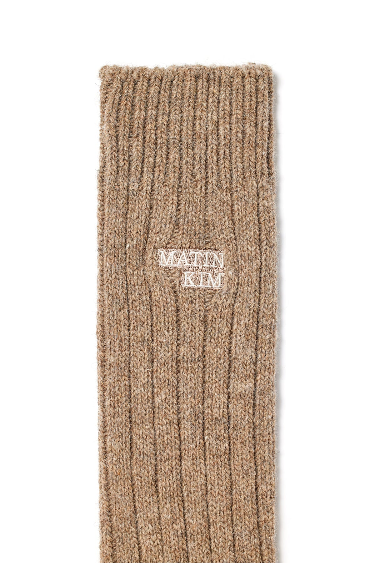 Matin Kim - Wool Blend Crew Socks (Beige) product image 3 | TRAB K-Fashion Australia