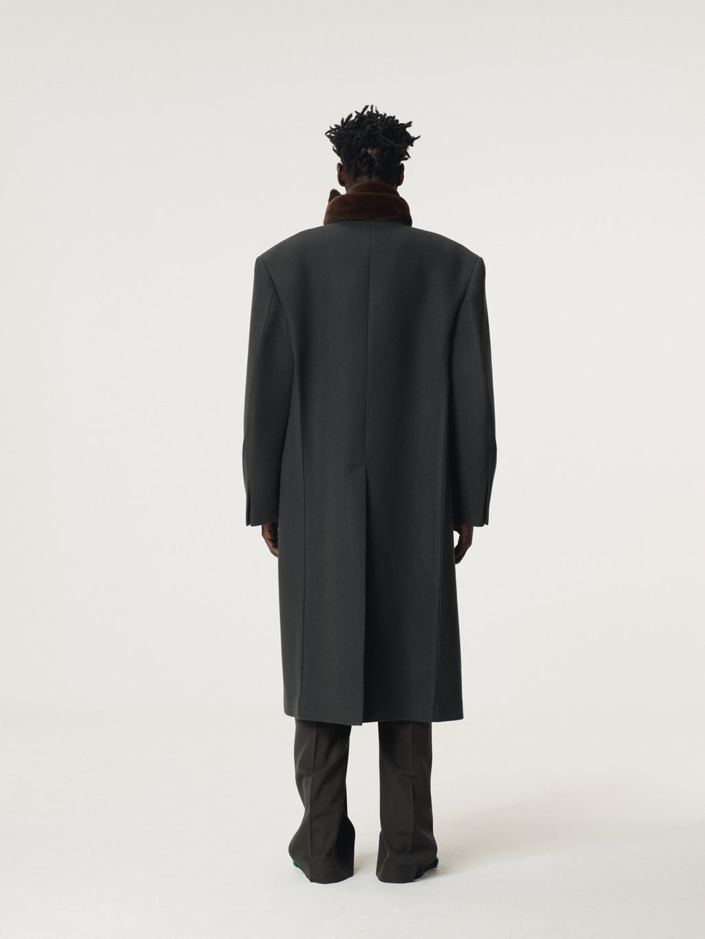 Recto - Wool Single Coat (Bluish Charcoal) product image 4 | TRAB K-Fashion Australia