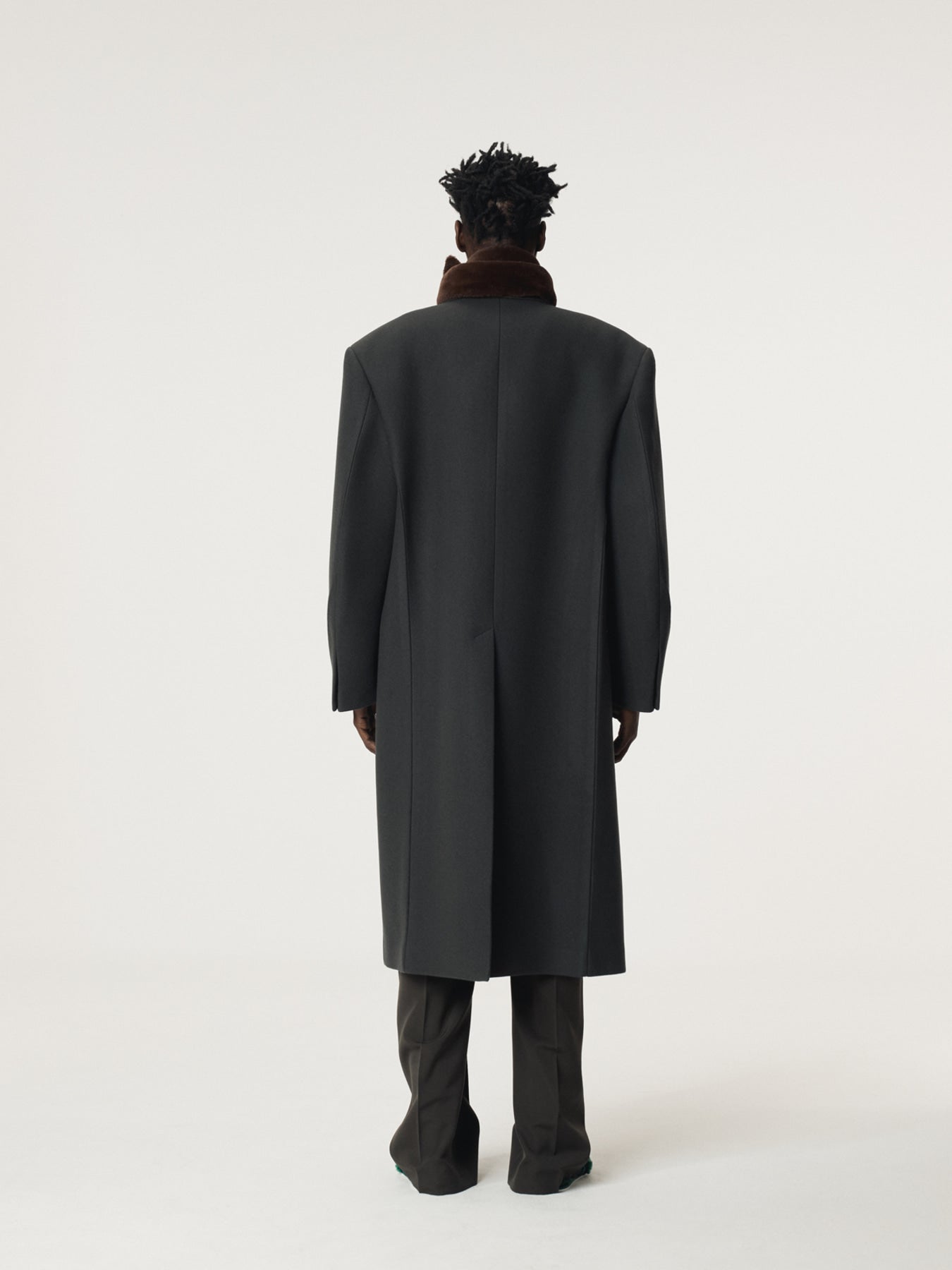 Recto - Wool Single Coat (Bluish Charcoal) product image 4 | TRAB K-Fashion Australia