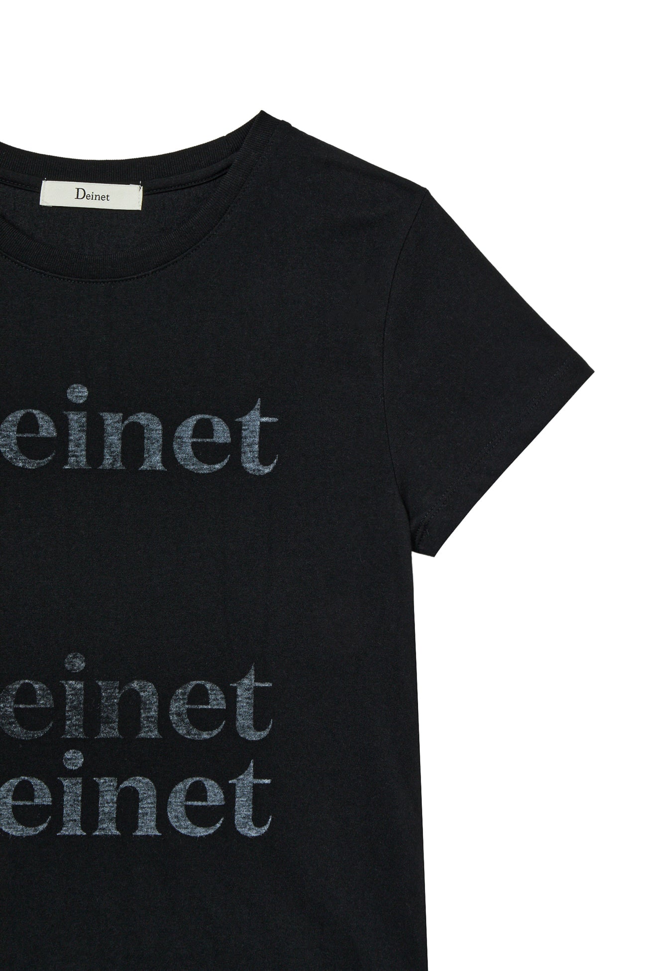 Deinet - Reverse Print T-Shirt (Black) product image 14 | TRAB K-Fashion Australia