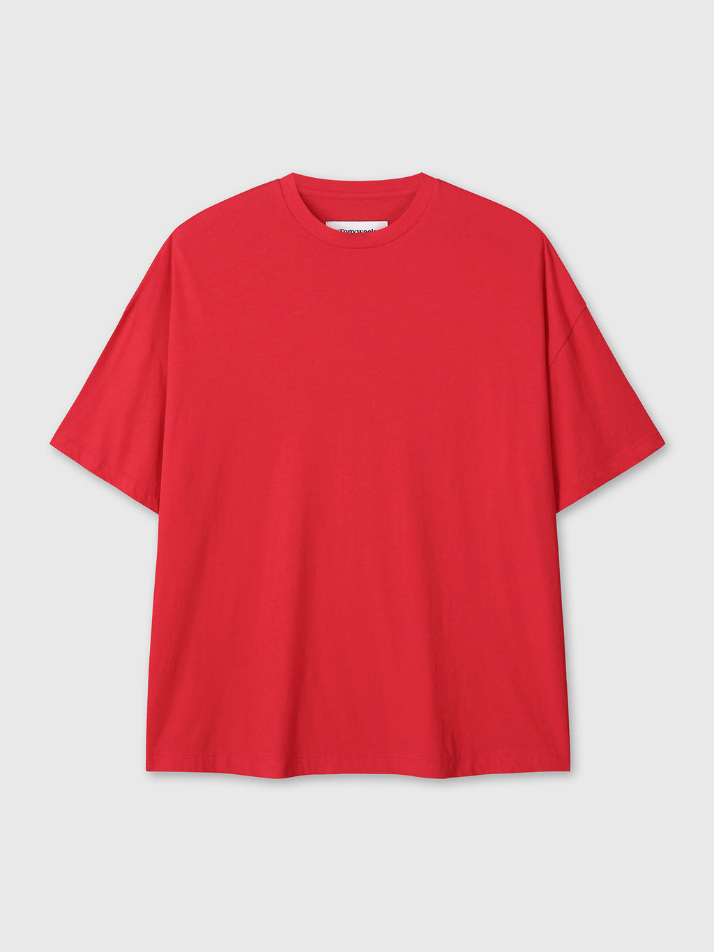 Tonywack - Cotton Cashmere Relaxed T-Shirt (Red) product image 9 | TRAB K-Fashion Australia