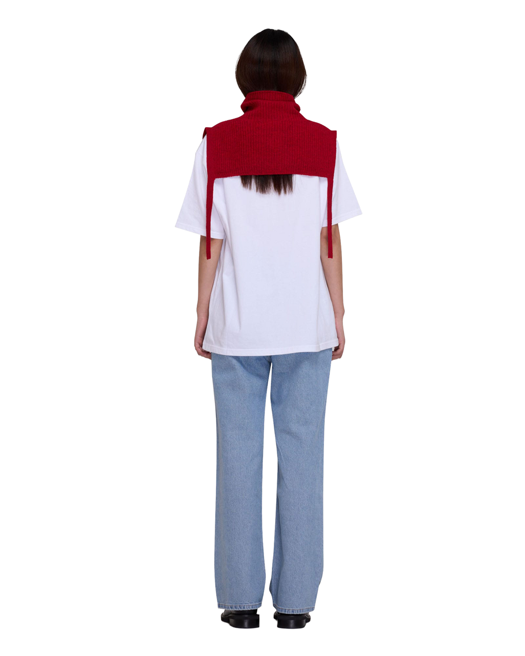 Kimhe Kim - Heart Stamped Jeans (Sky Blue) product image 4 | TRAB K-Fashion Australia