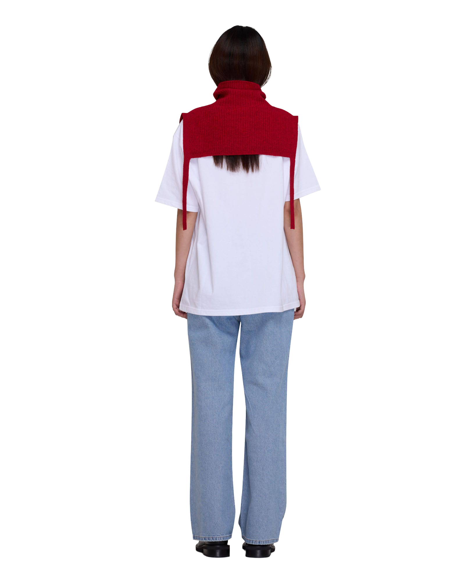 Kimhe Kim - Heart Stamped Jeans (Sky Blue) product image 4 | TRAB K-Fashion Australia