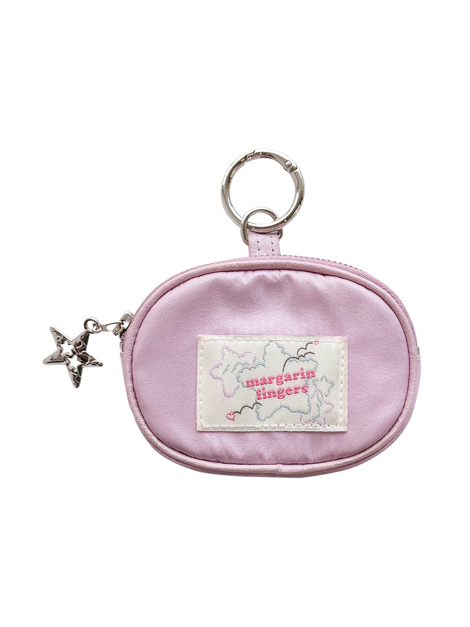 Margarin Fingers - Star Keyring Pouch (Light Violet) product image 1 | TRAB K-Fashion Australia