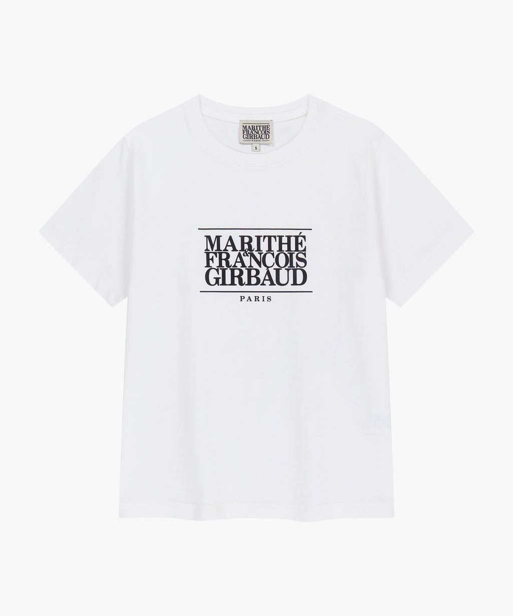 Marithe & Francois Girbaud - Classic Logo Tee (White) product image 1 | TRAB K-Fashion Australia