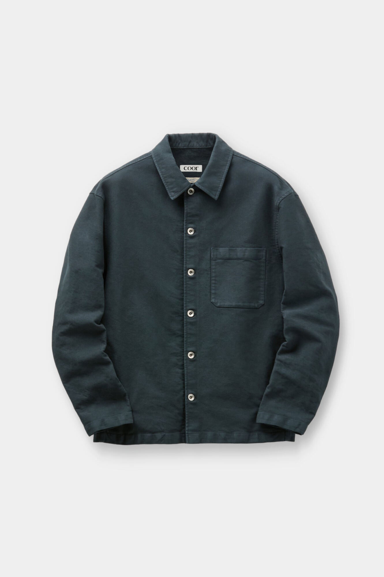 Coor - Garment Dyed Rumberjack Shirt (Charcoal) product image 1 | TRAB K-Fashion Australia