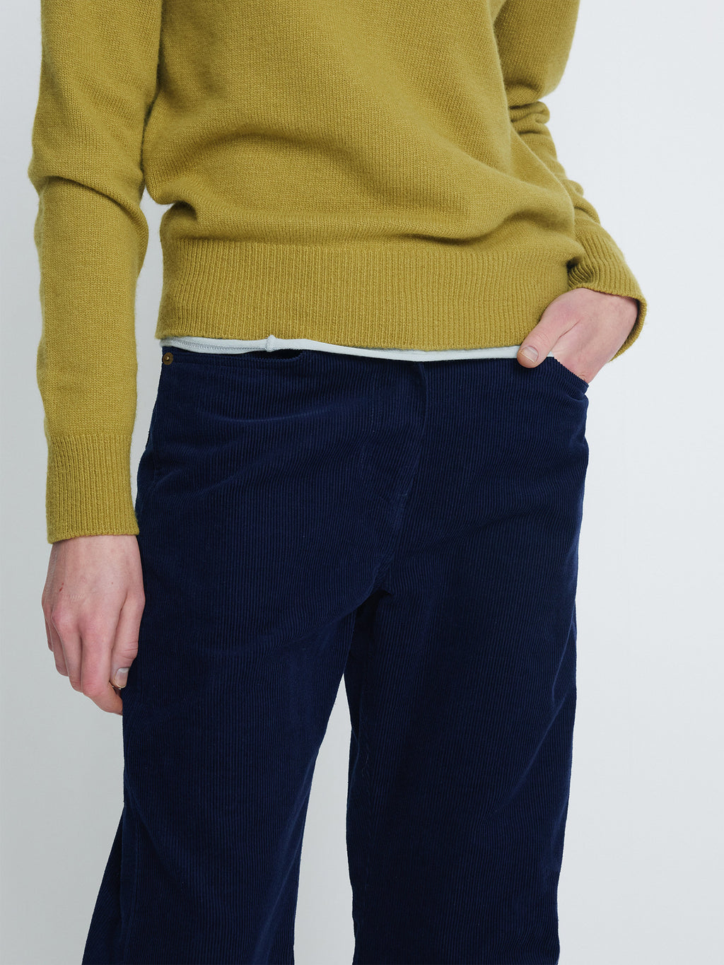 Tonywack - Corduroy Oversized Pants (Midnight Blue) product image 7 | TRAB K-Fashion Australia